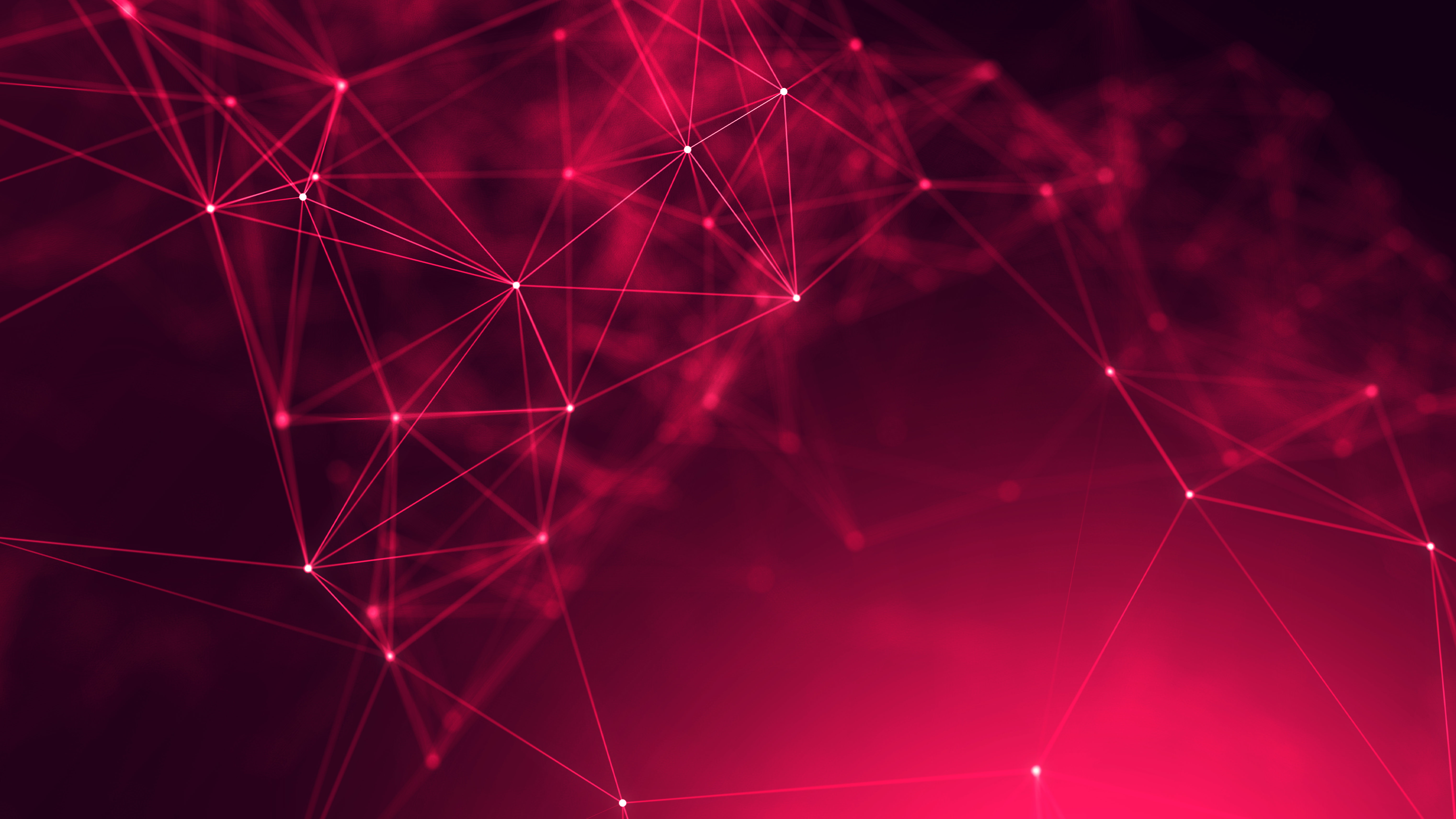 geometry cyberspace digital art lines abstract red 2k 4k 5k