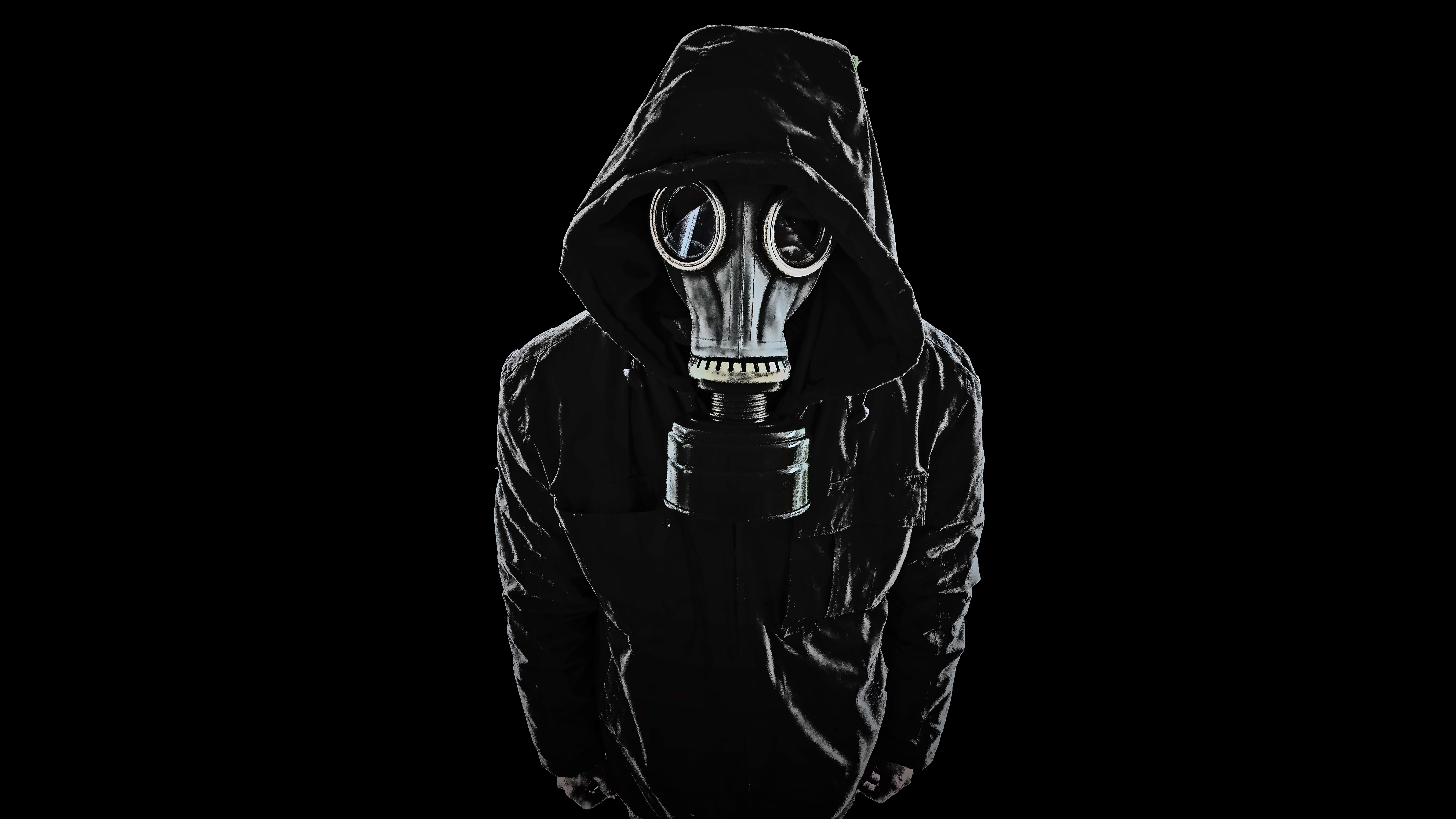Man in Gas mask 2k 4k 5k 8k