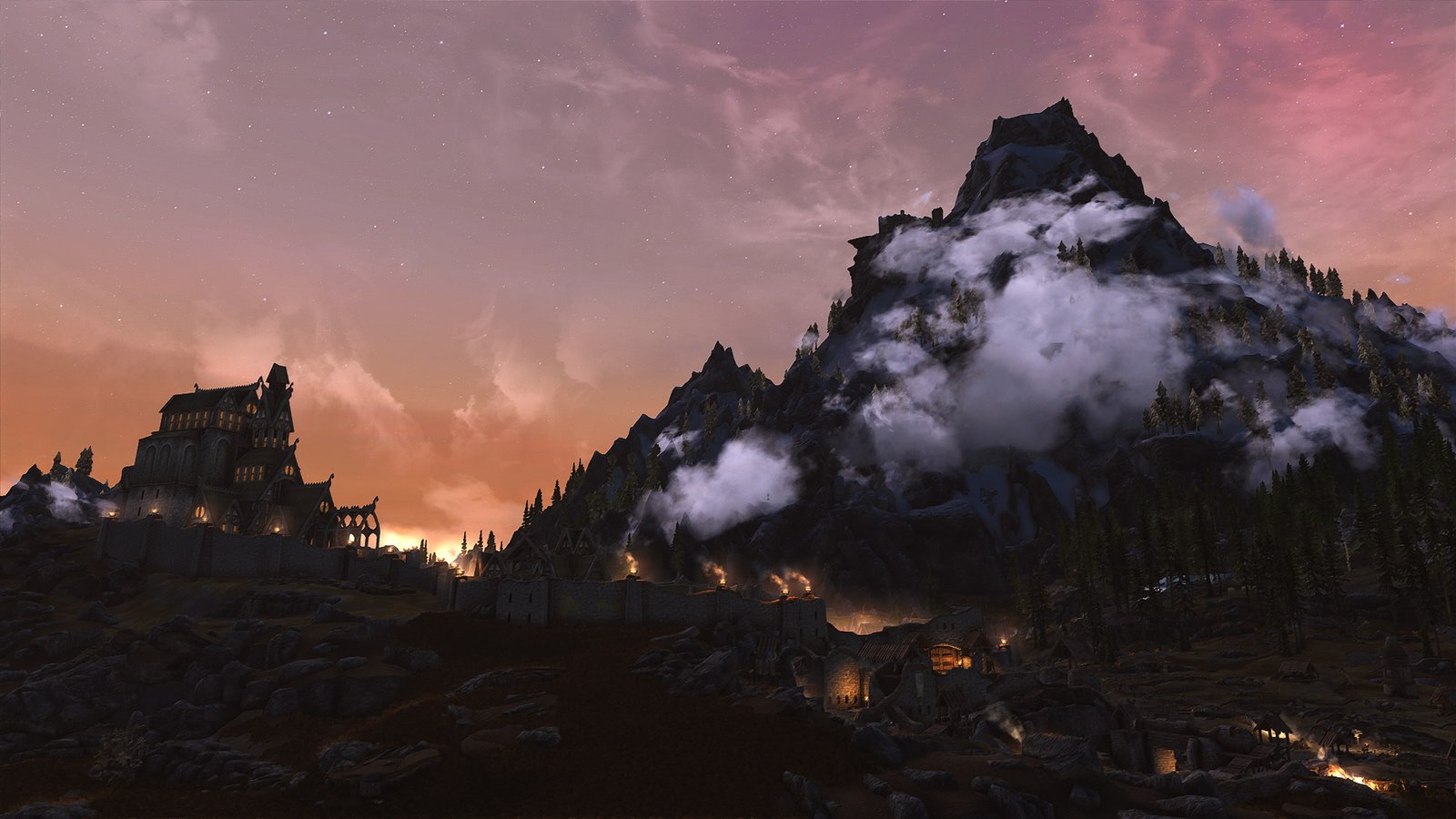 The Elder Scrolls V Skyrim video games nature landscape 2k 4k