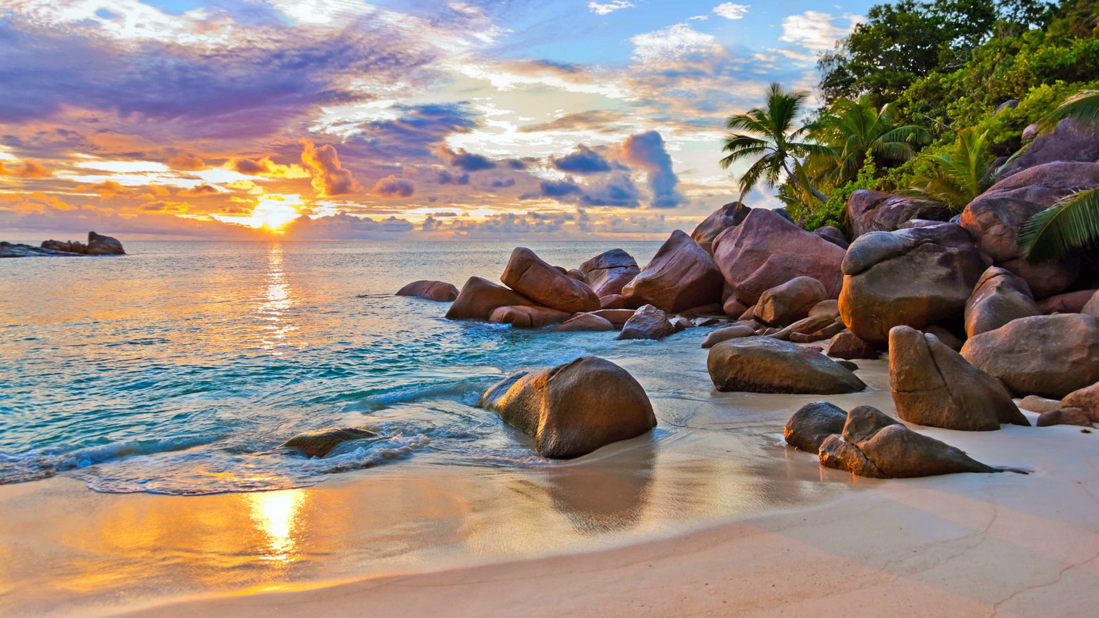 beach indian ocean sand sandy travel holiday la digue 25 2k 4k