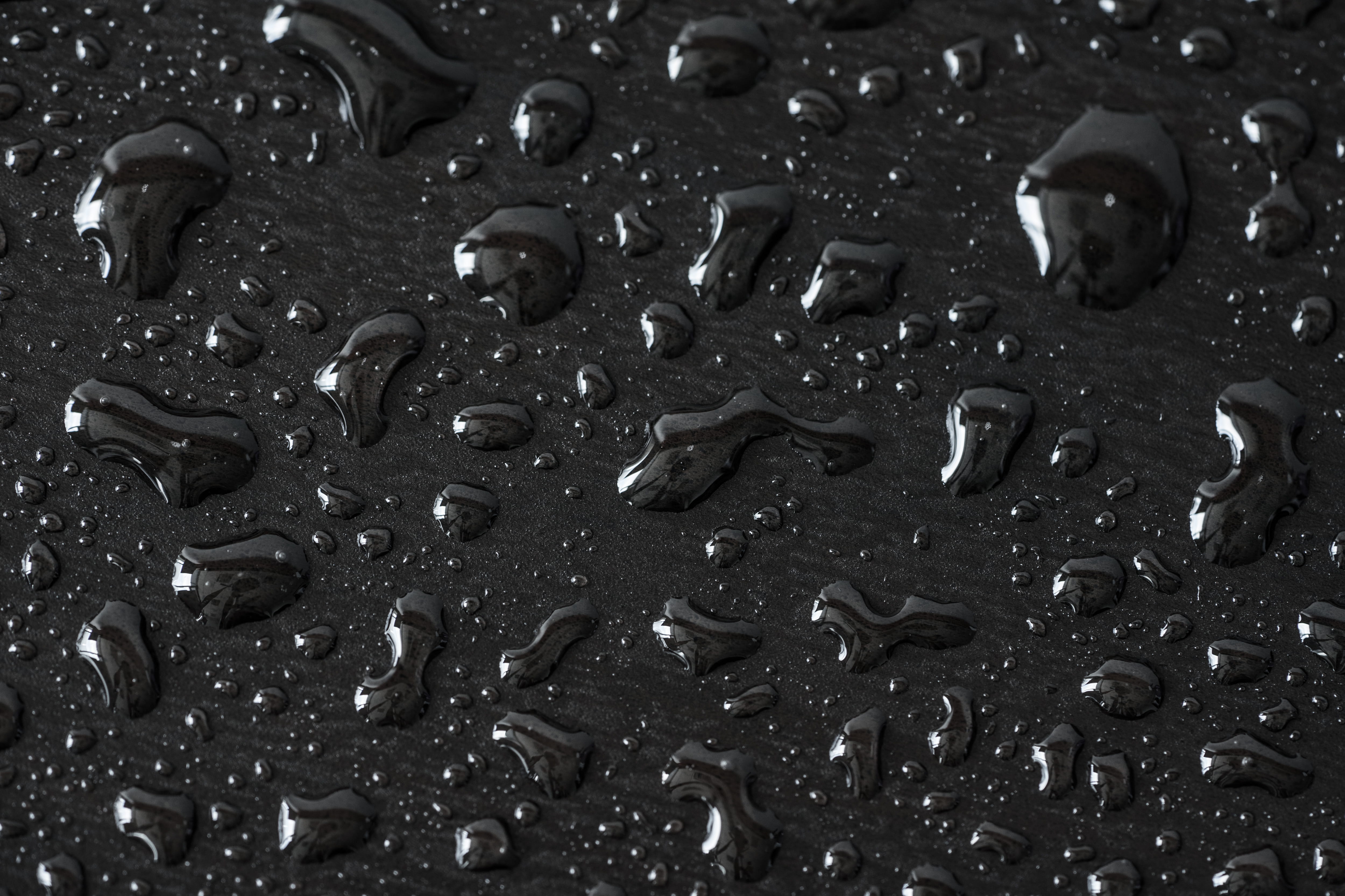 Black Water Drops Abstract Background Pattern 2 all black and white 2k 4k 5k