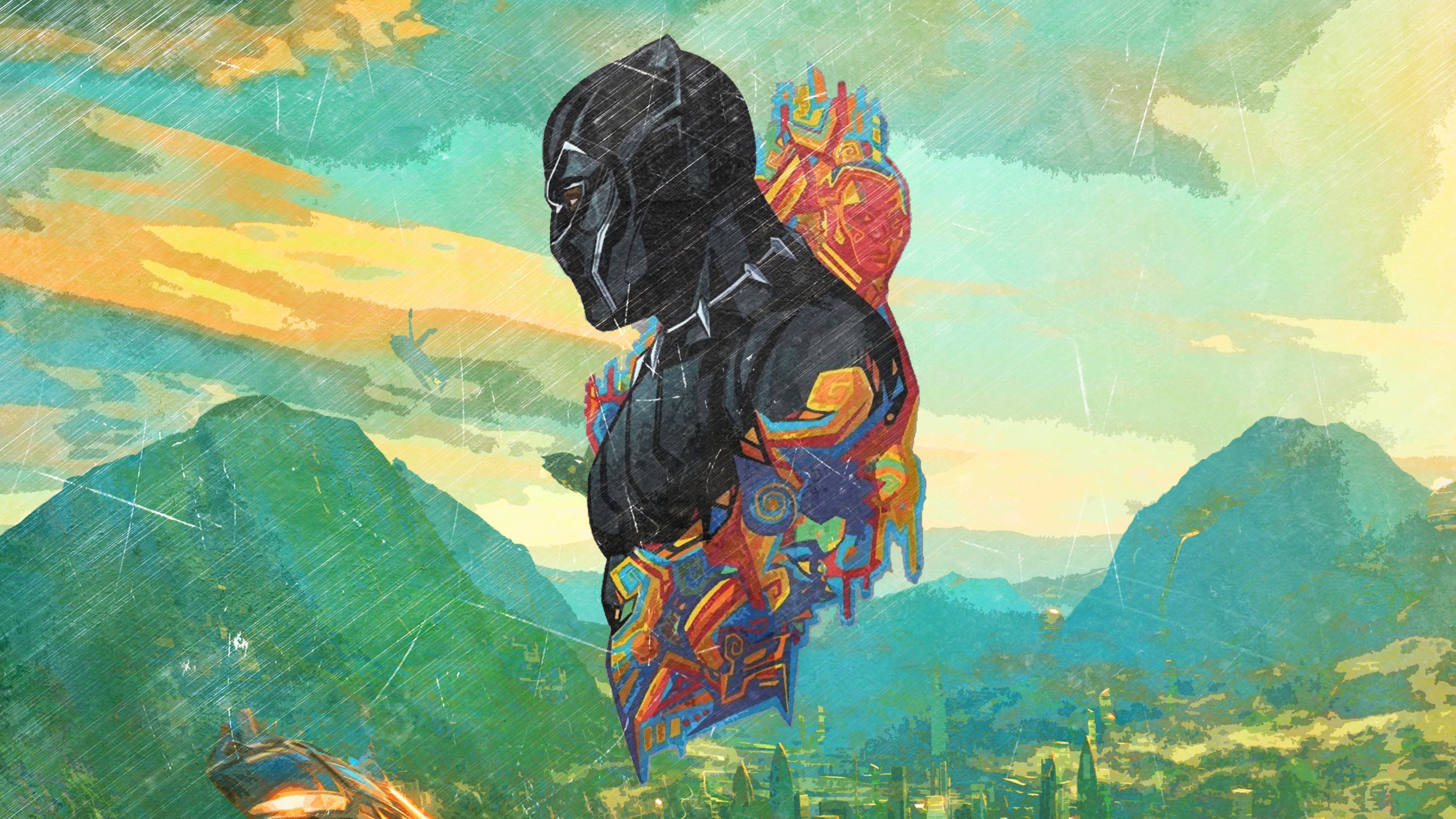 Marvel Black Panther wallpaper Comics Wakanda artwork 2k 4k