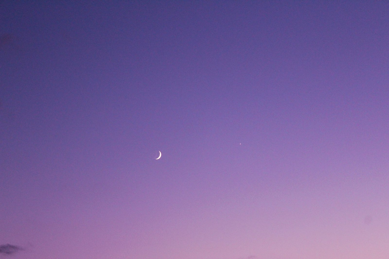 moon night sky sunset pastel pink purpke purple beauty in nature 2k 4k 5k