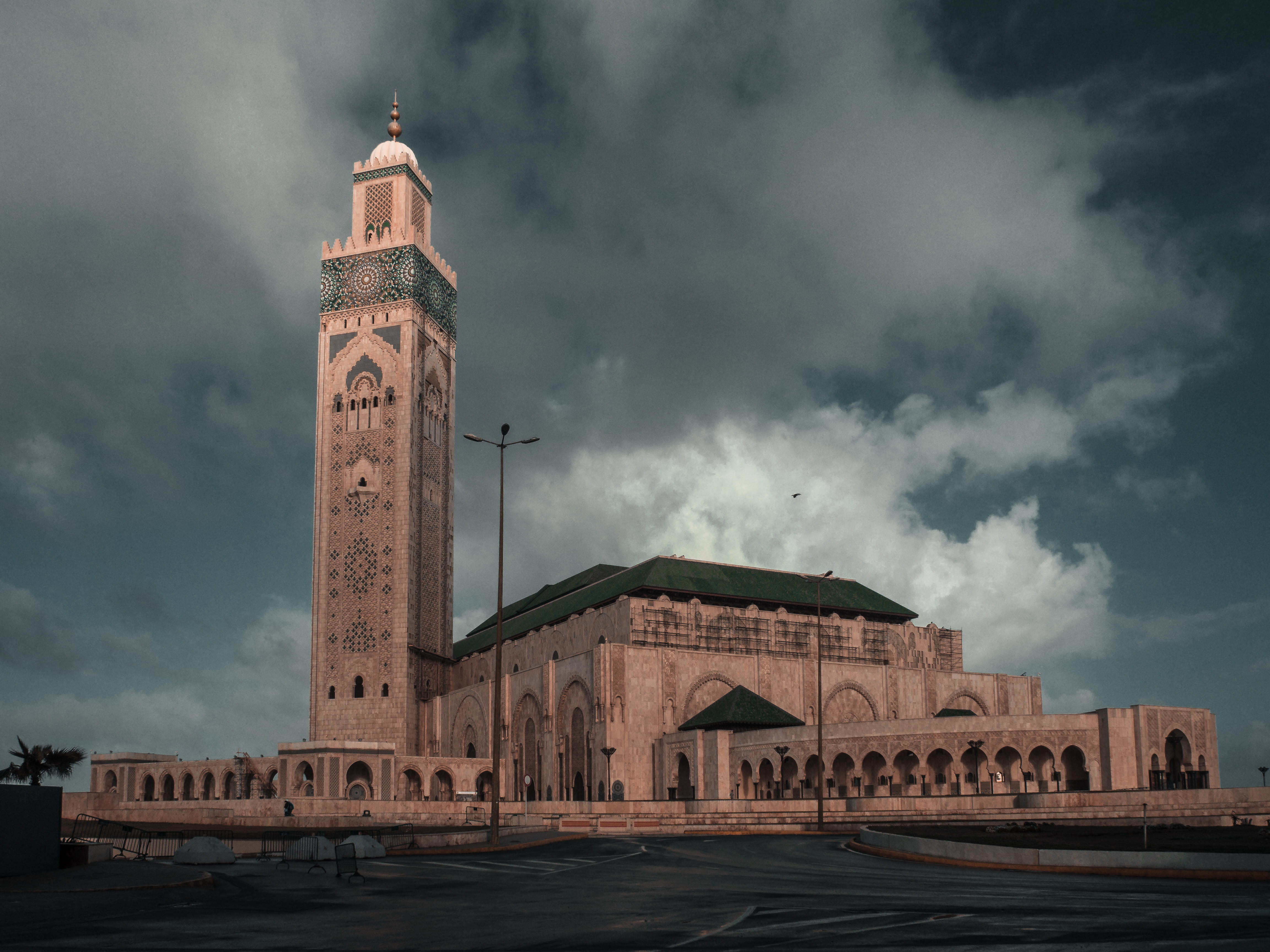 morocco casablanca hassan ii mosque marocco muslim muslims 2k 4k 5k