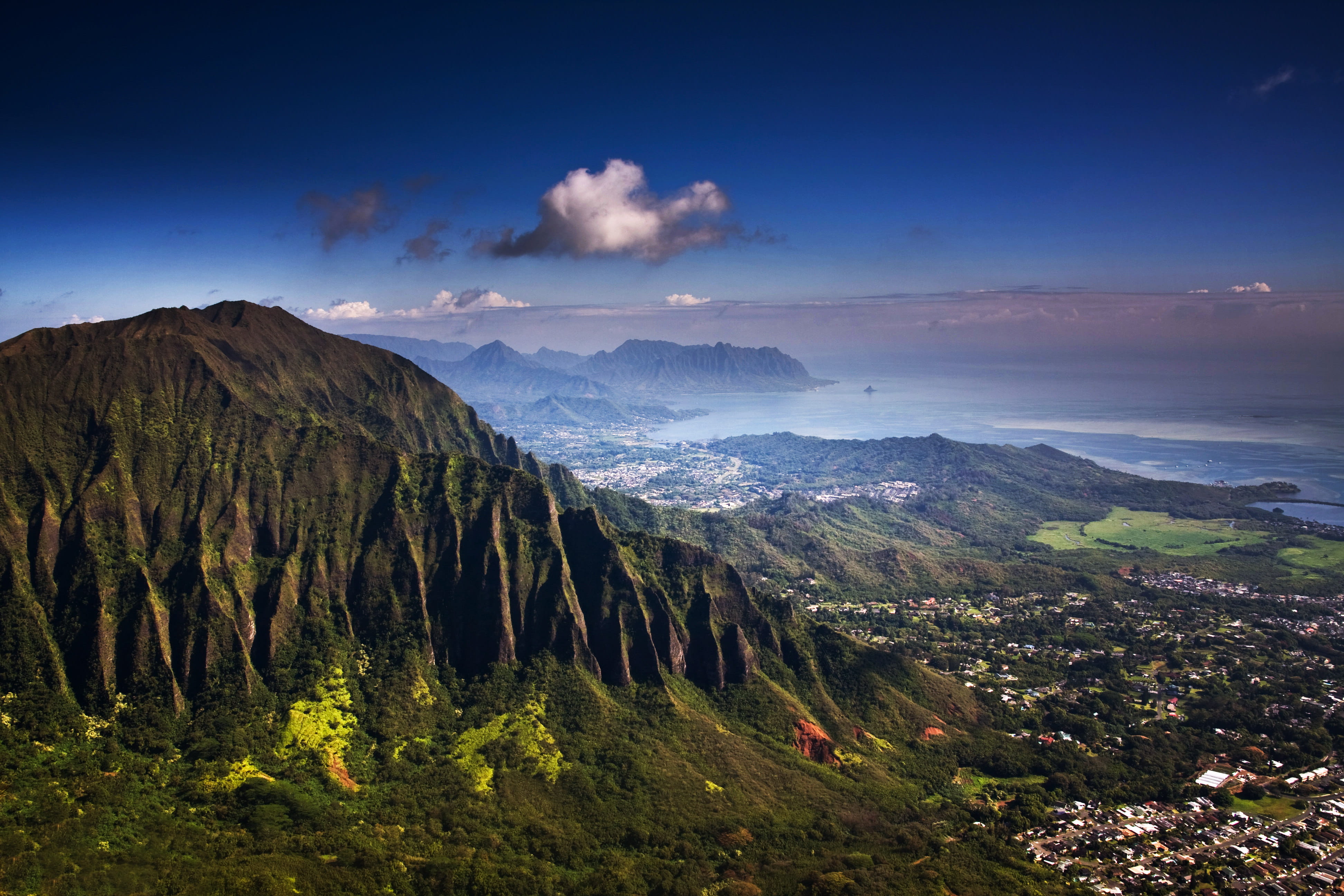 united states kailua ocean tropical coast island oahu 2k 4k