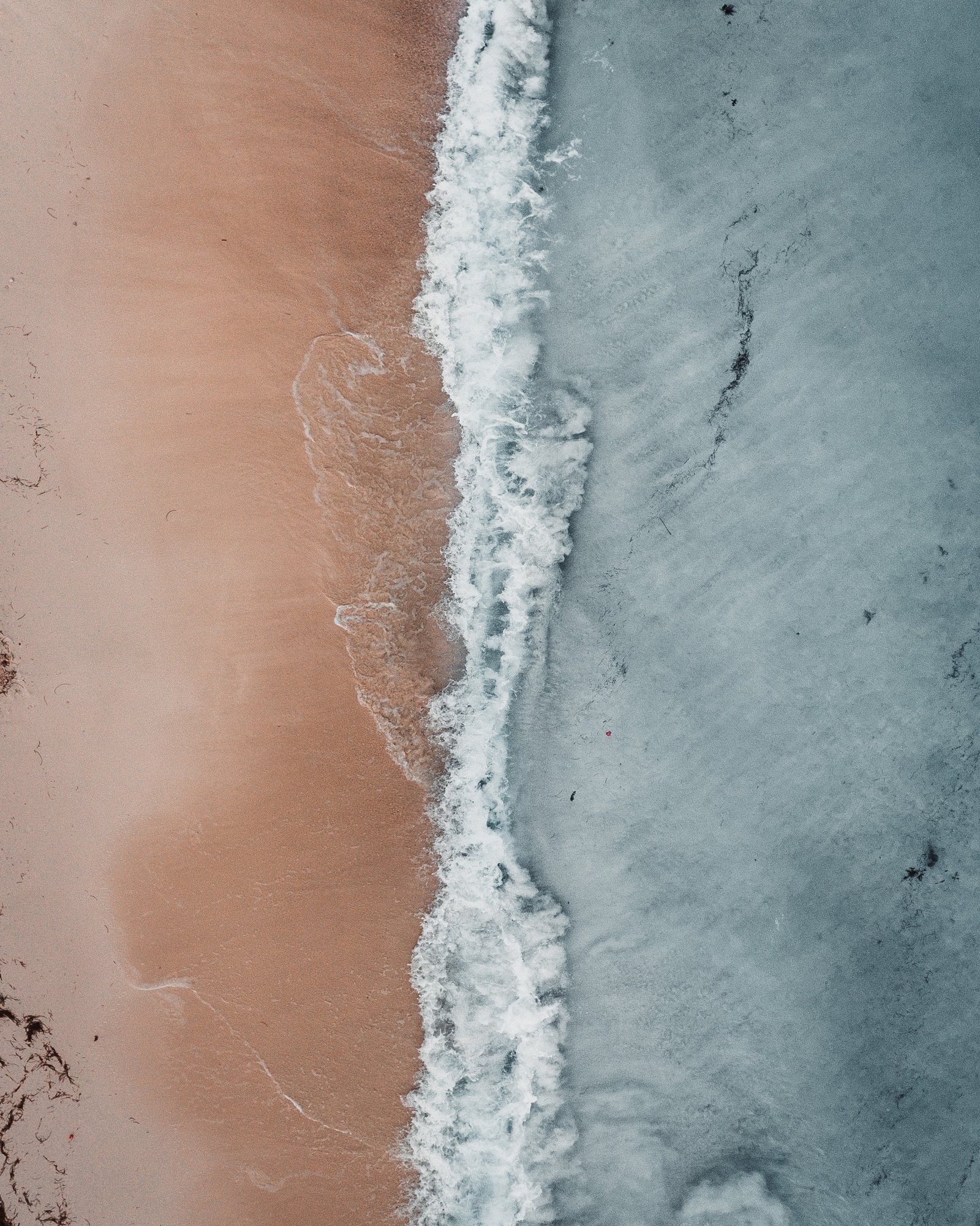aerial beach sand water sea 2k