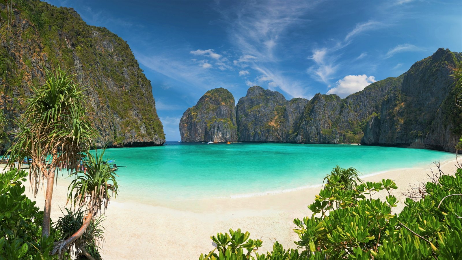 phi islands summertime vacation tropical beach island 2k 4k