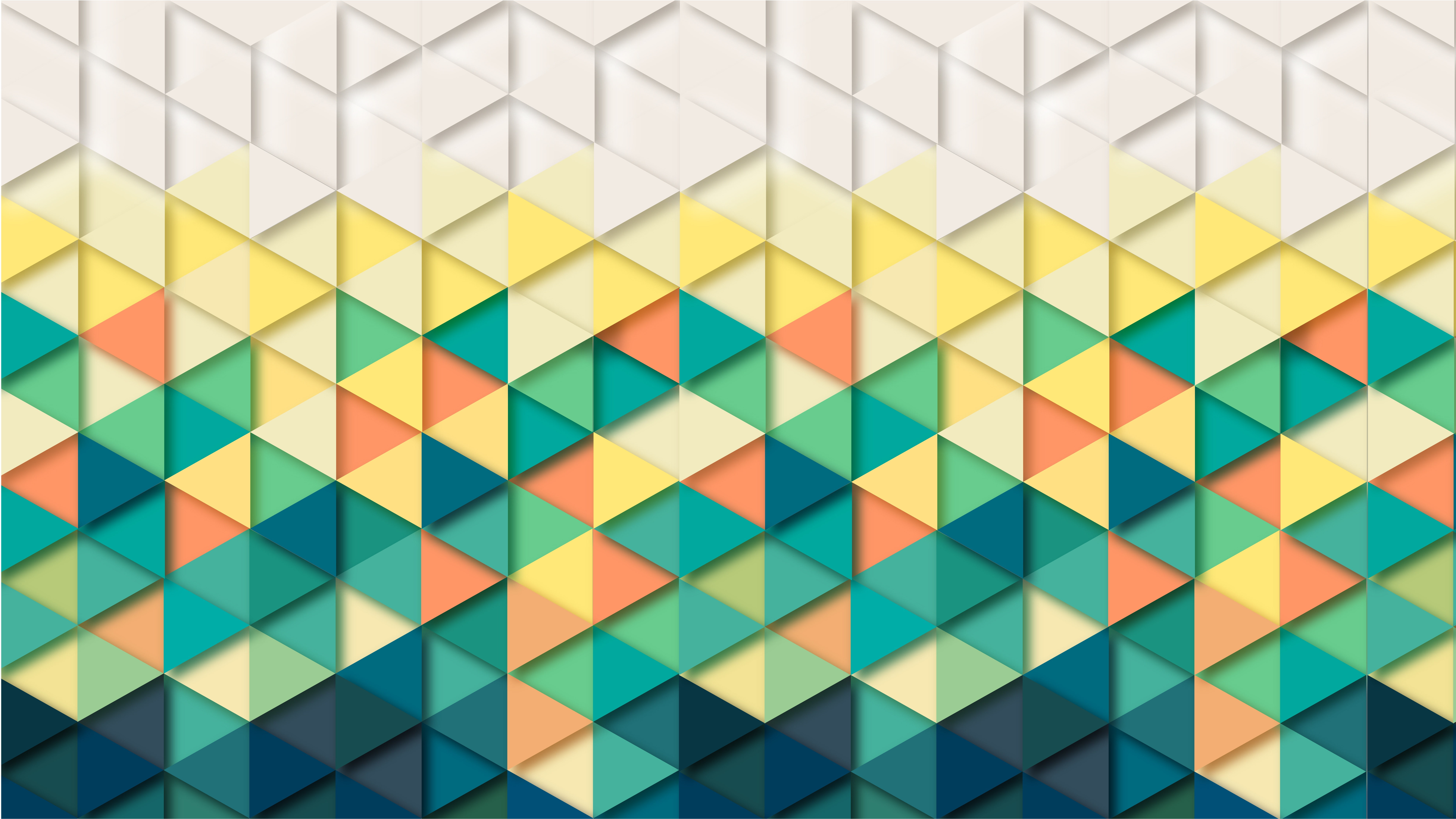 triangle abstract pattern hd multi colored 2k 4k 5k 8k