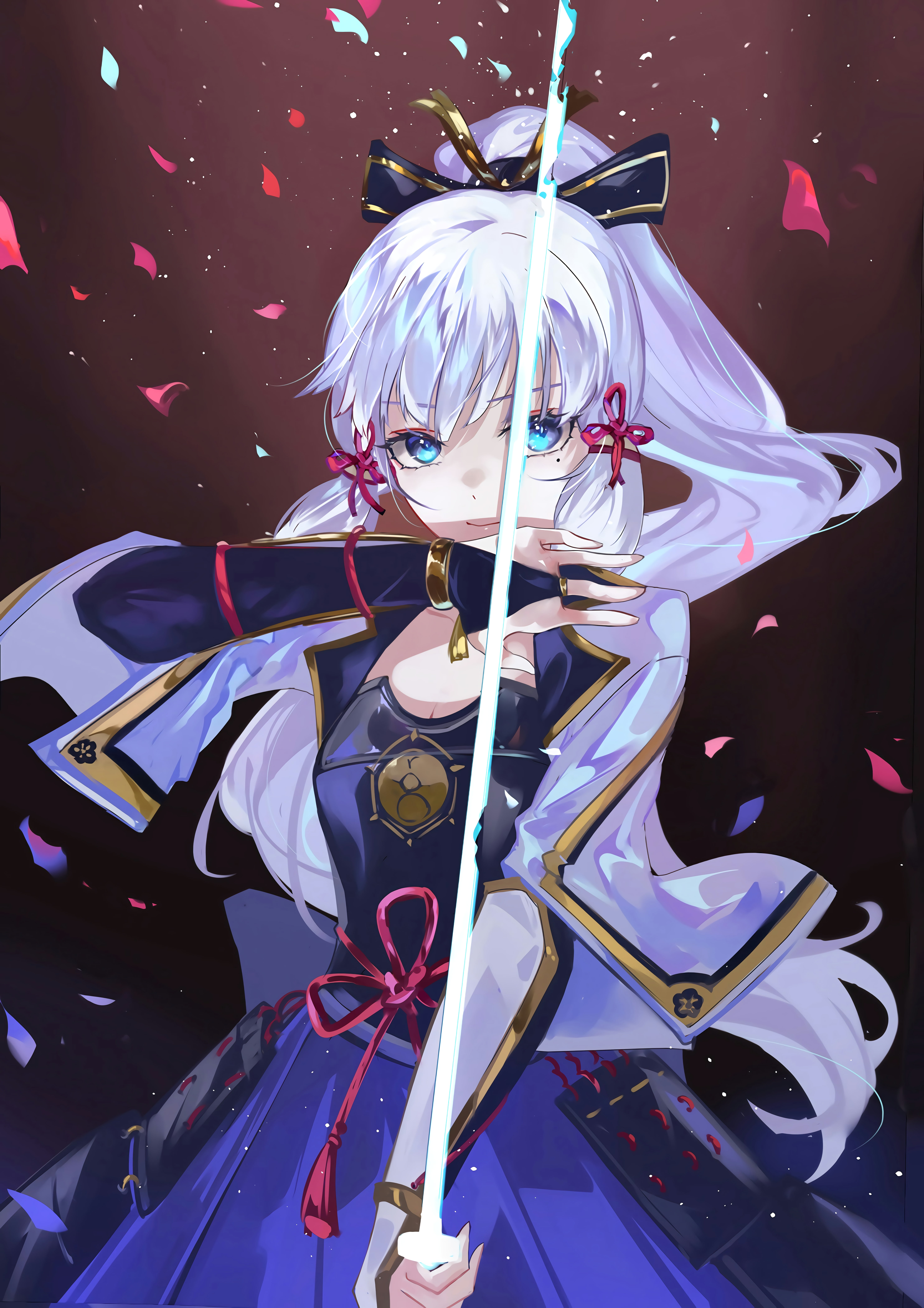 anime girls Genshin Impact Kamisato ayaka 2k 4k 5k