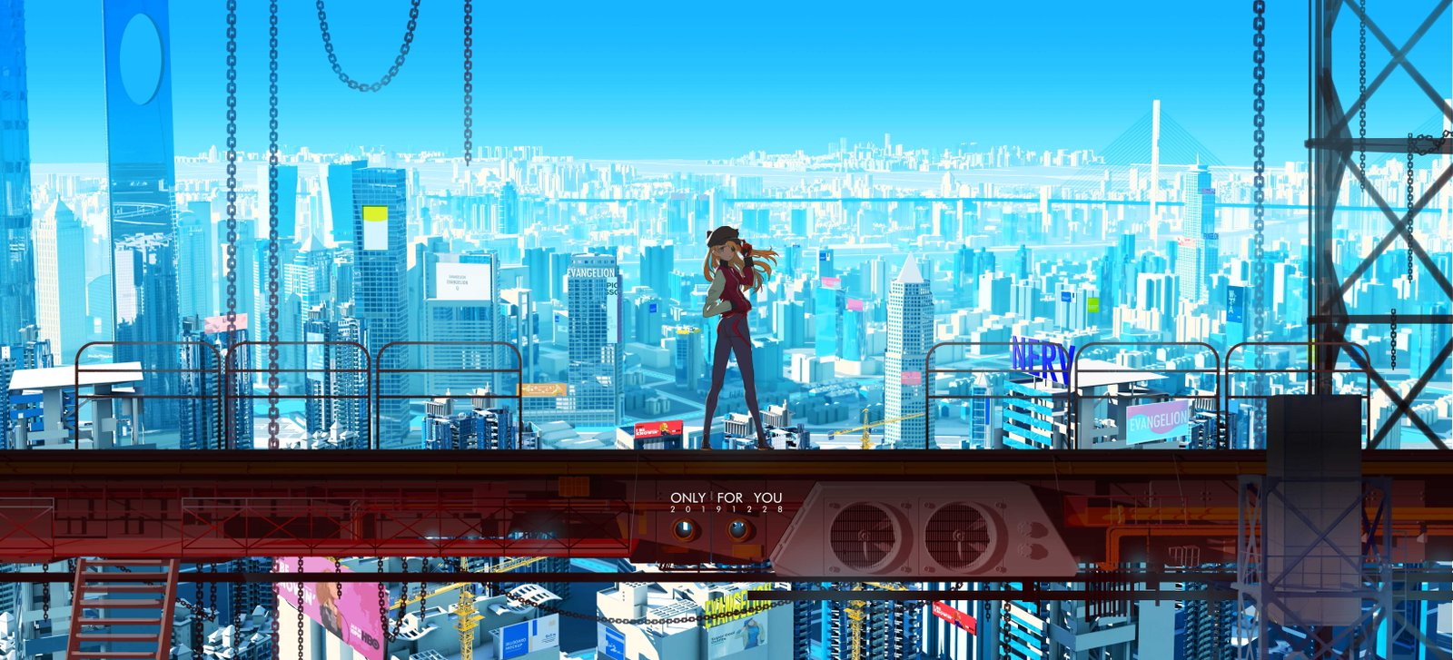 anime girls Neon Genesis Evangelion 2k 4k 5k