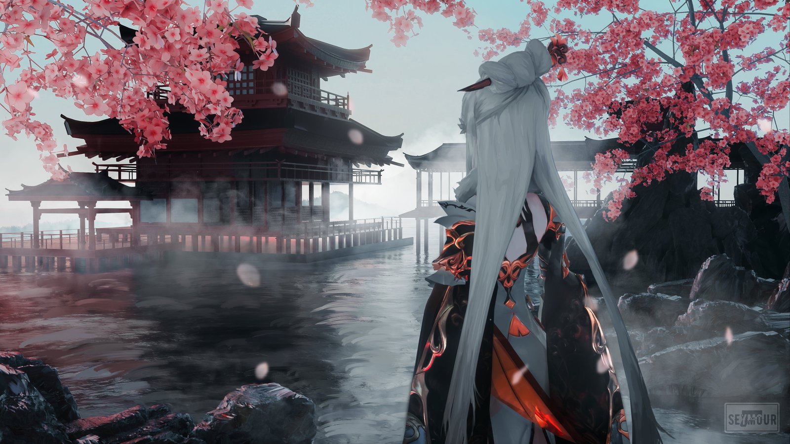 anime girls Seymour Ningguang Genshin Impact 2k 4k 5k