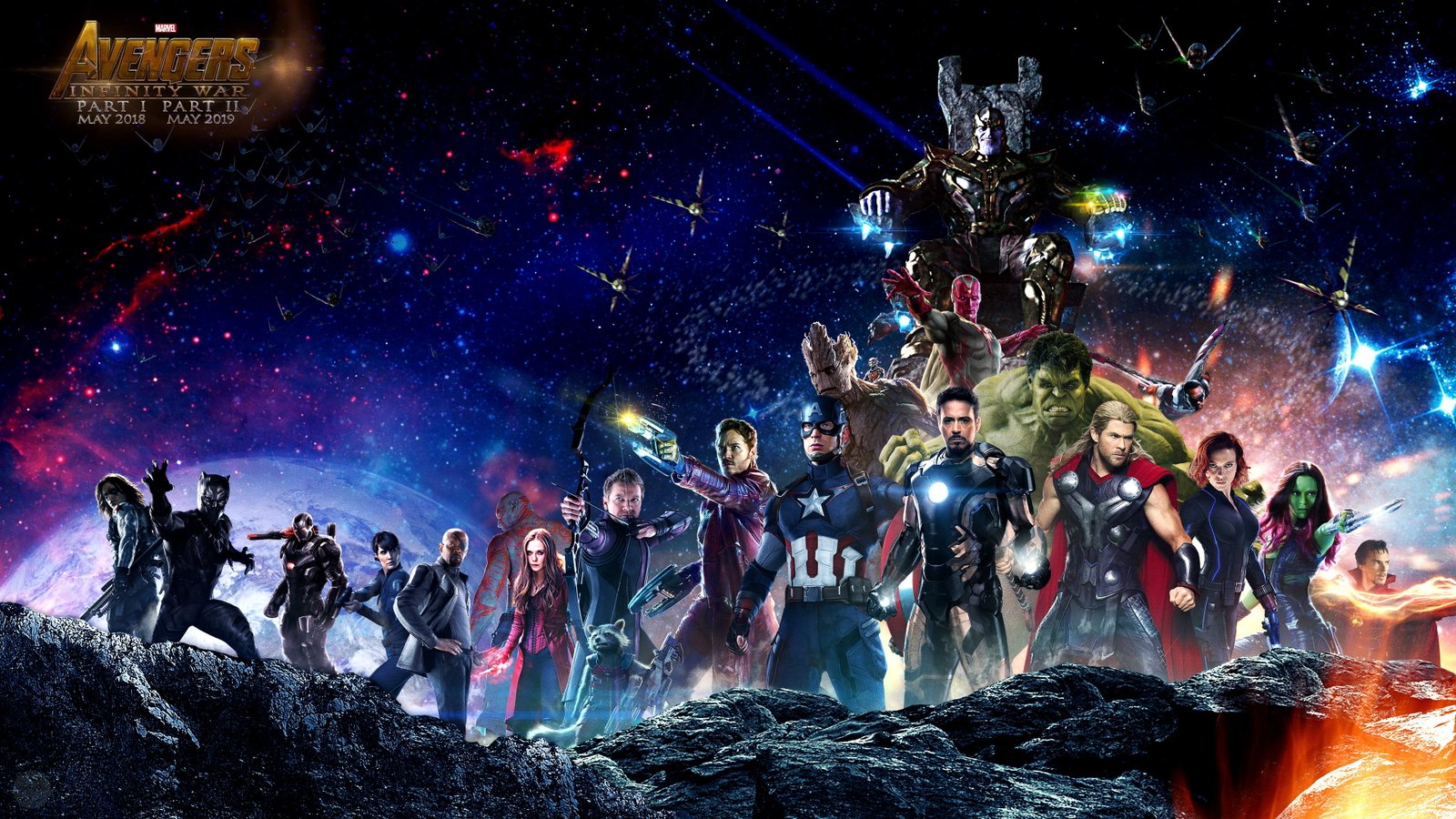 Avengers Infinity War All Superhero Characters 2k 4k
