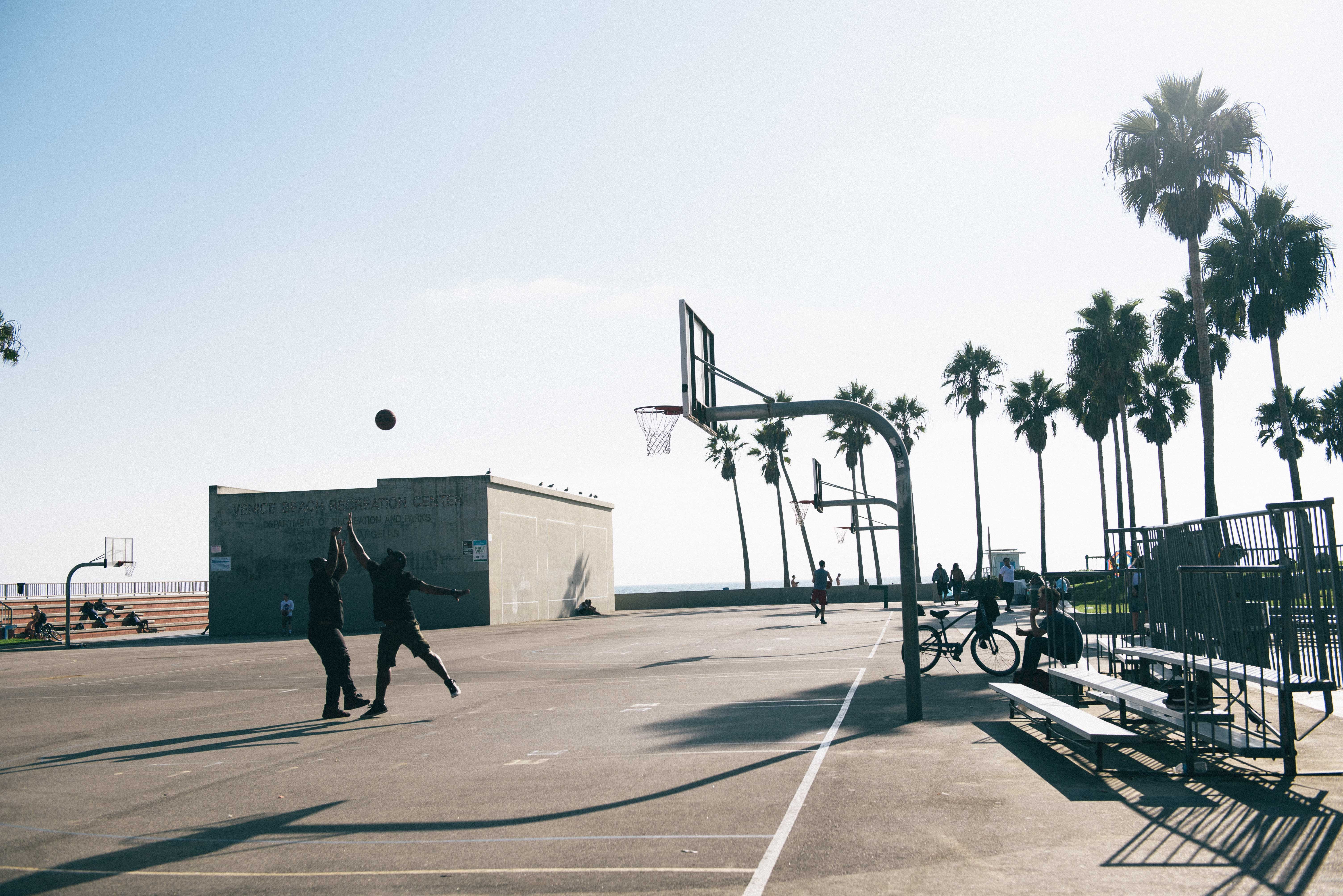basketball venice beach streetball ocean los angeles cali 2k 4k 5k