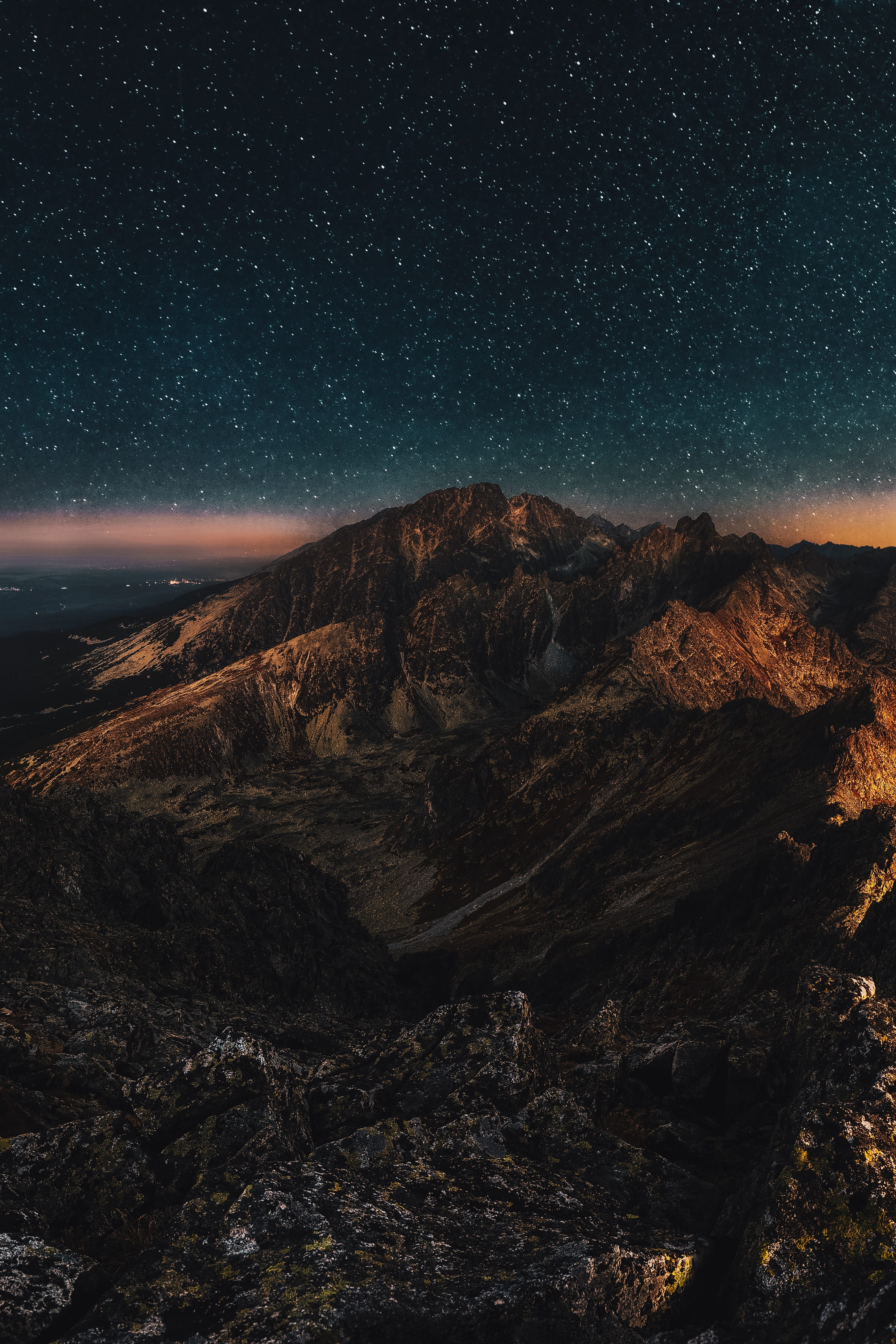 Bird s Eye Photography Of Mountain astronomy dolomites evening 2k