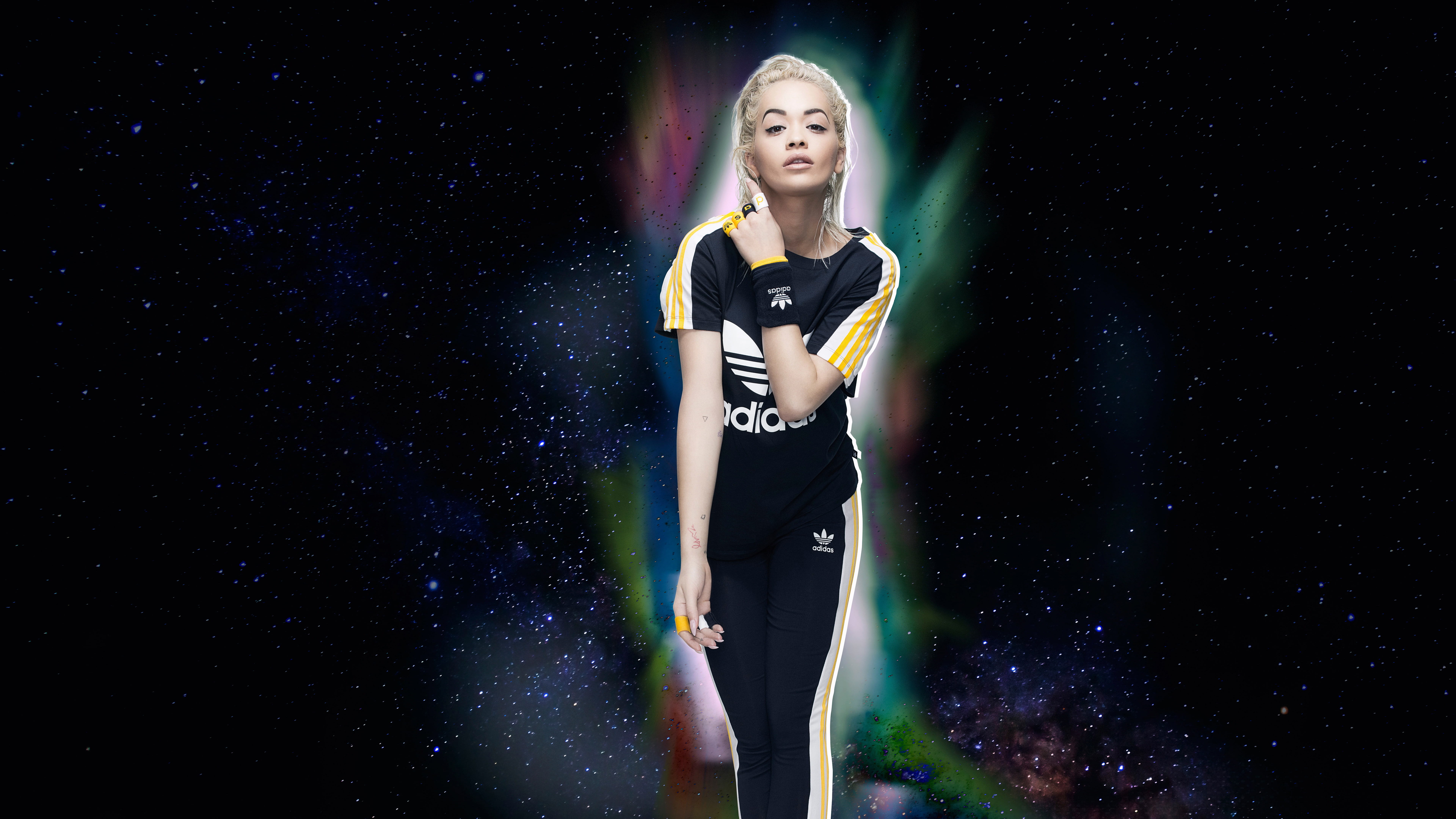 British singer Rita Ora one person young adult night 2k 4k 5k 8k