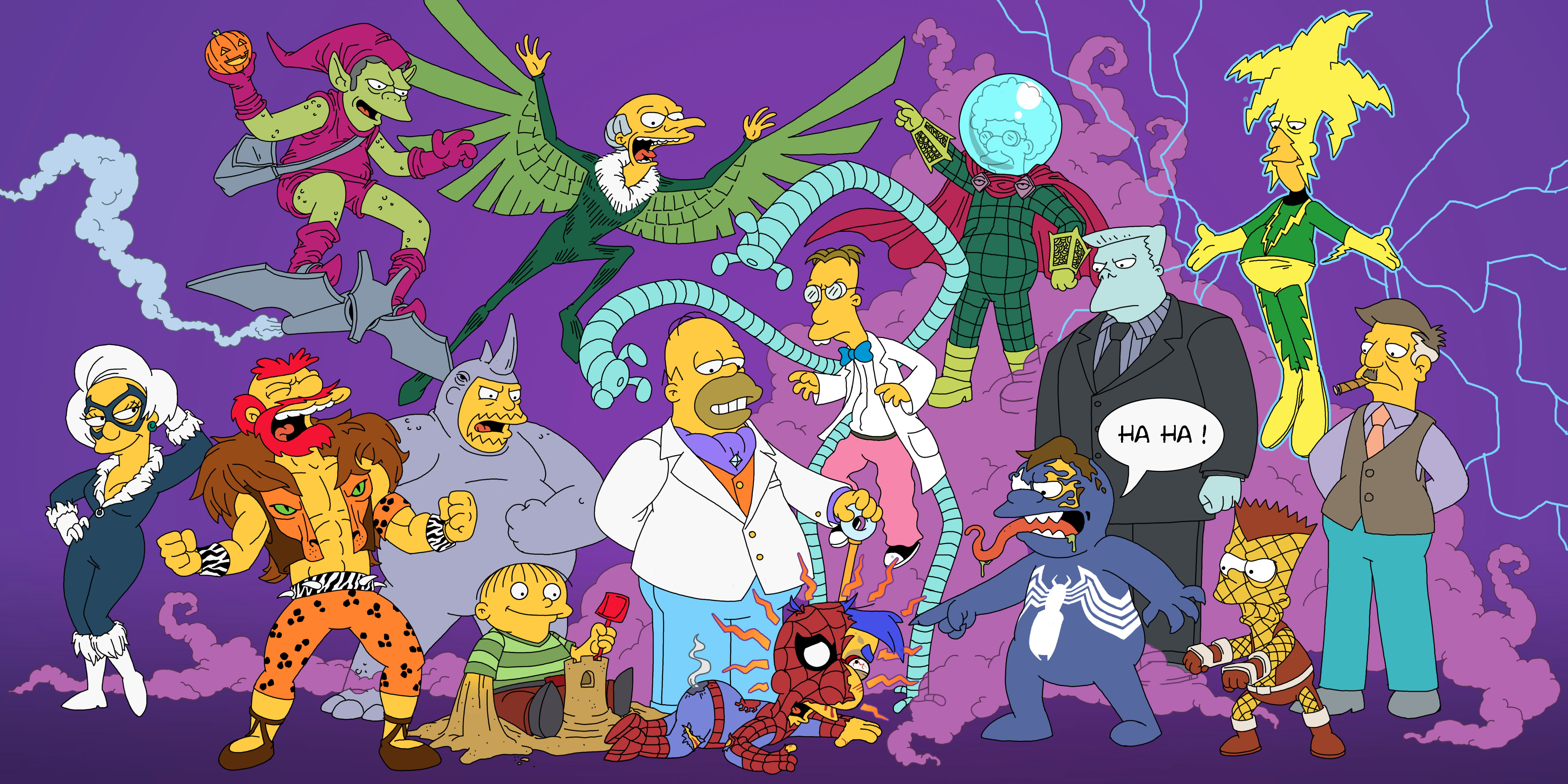 Cartoon Network wallpaper Simpsons Superheroes The 2k 4k 5k
