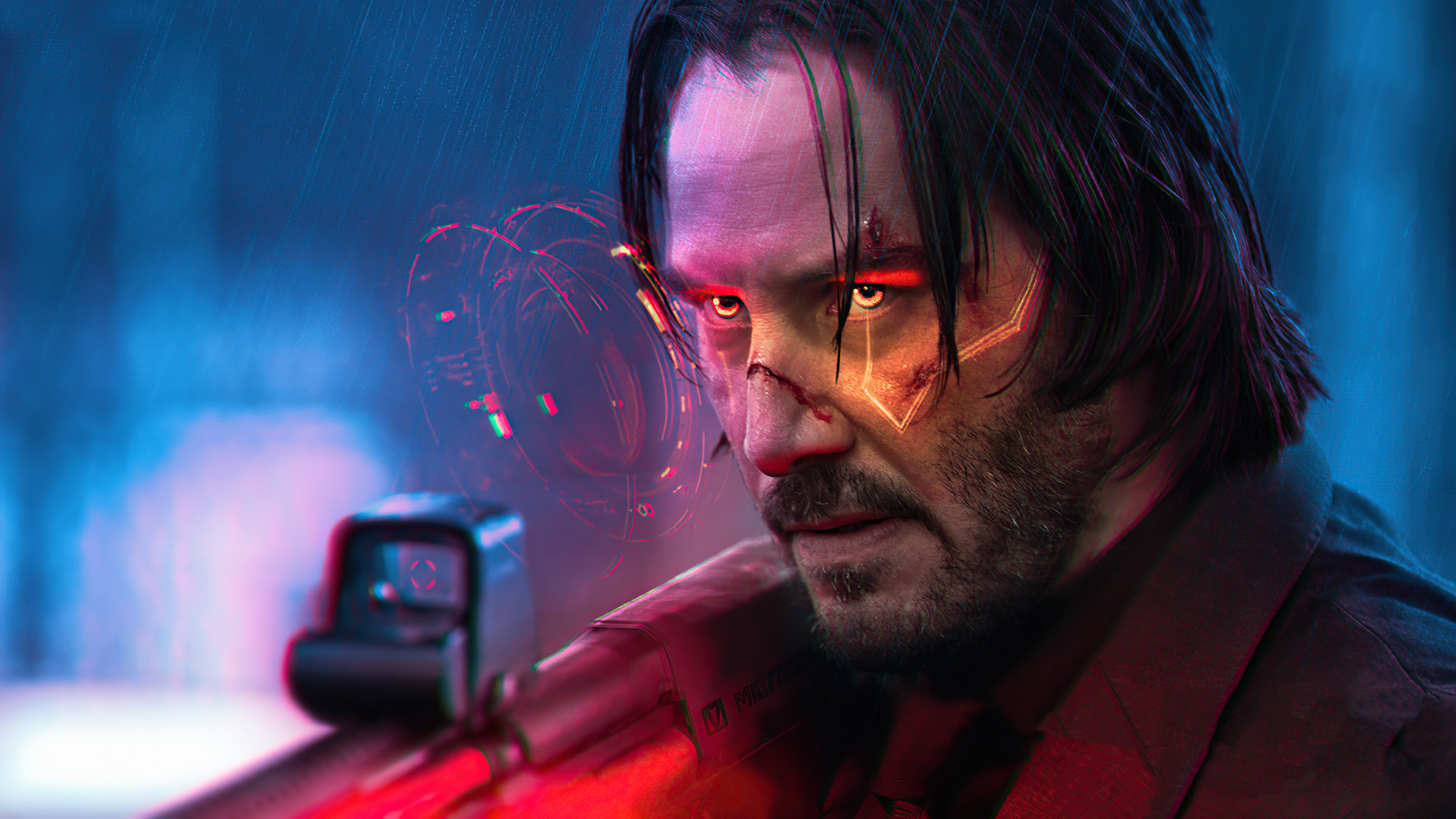 Keanu Reeves Cyberpunk video game characters games 2k 4k 5k