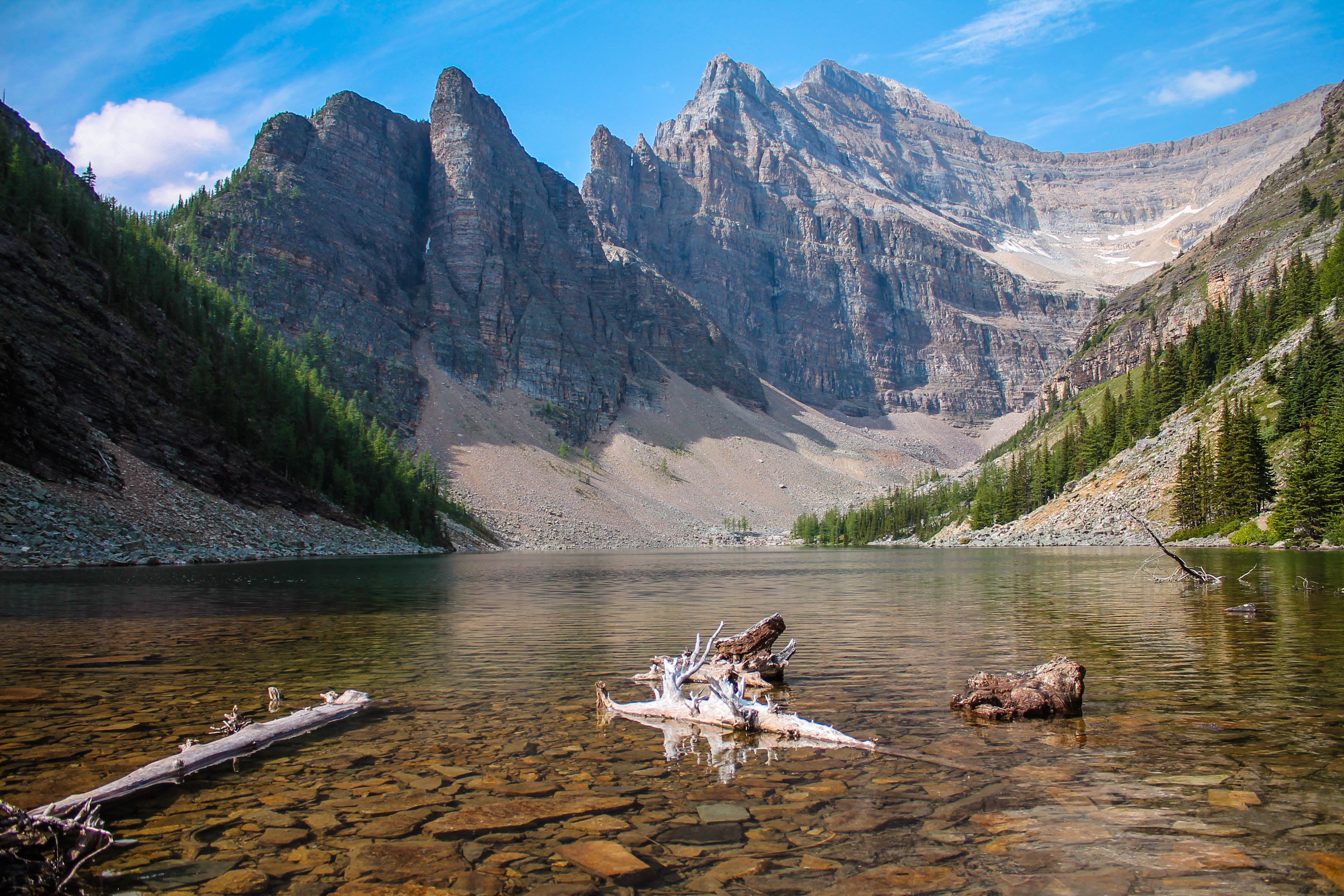 mountain beside the river during daytime land scape colours 2k 4k