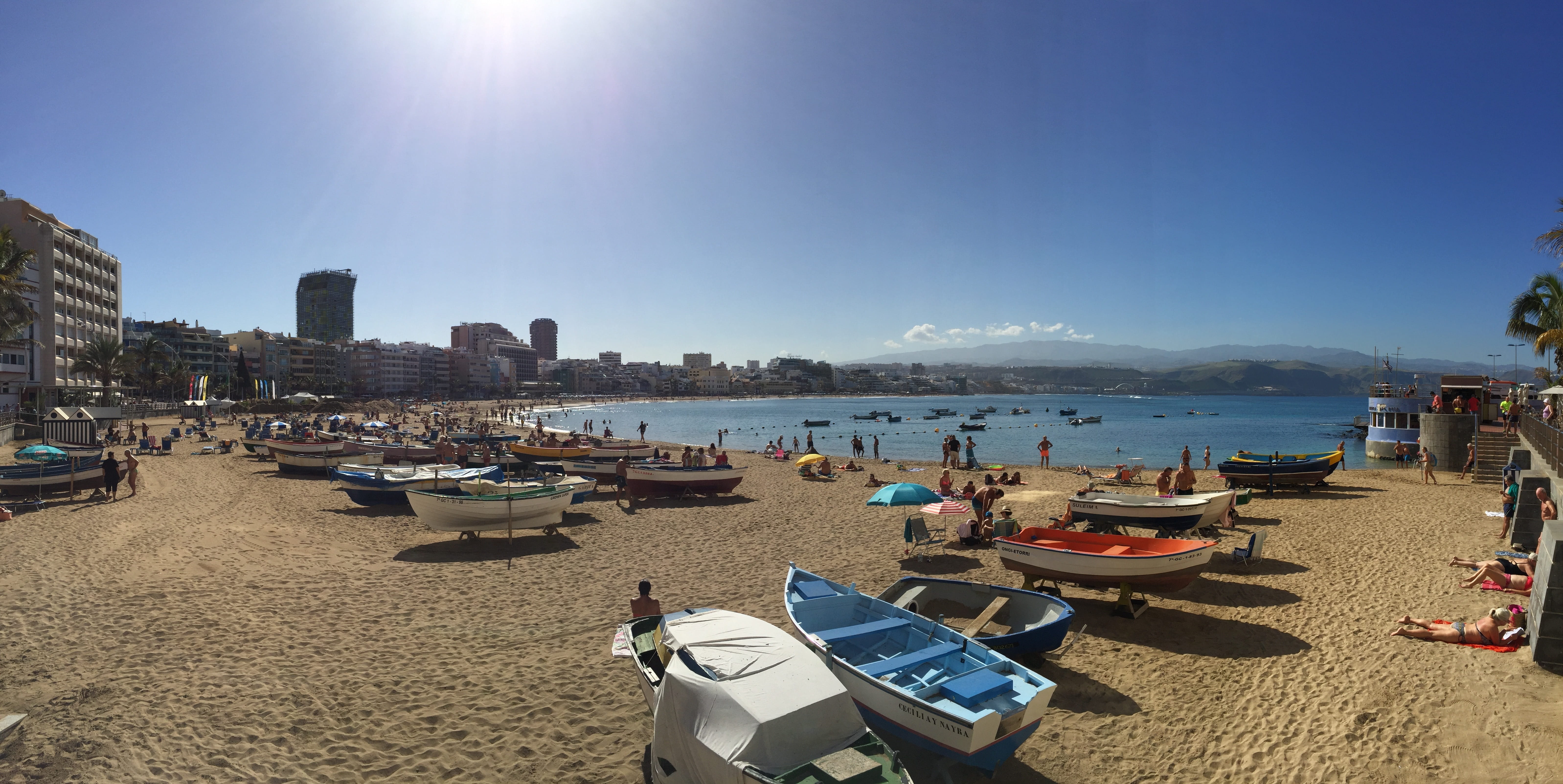 Playa De Las Canteras las palmas de gran canaria beach sand 2k 4k 5k