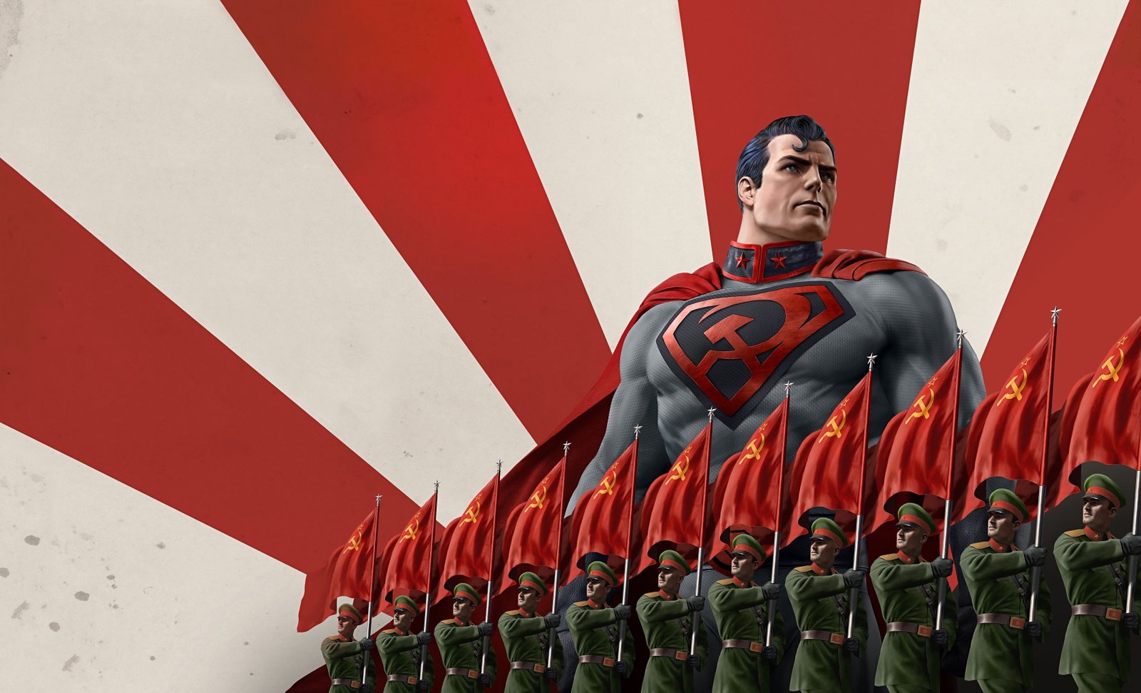 Soldiers USSR Superman Warriors Superhero Art DC Comics 2k 4k 5k