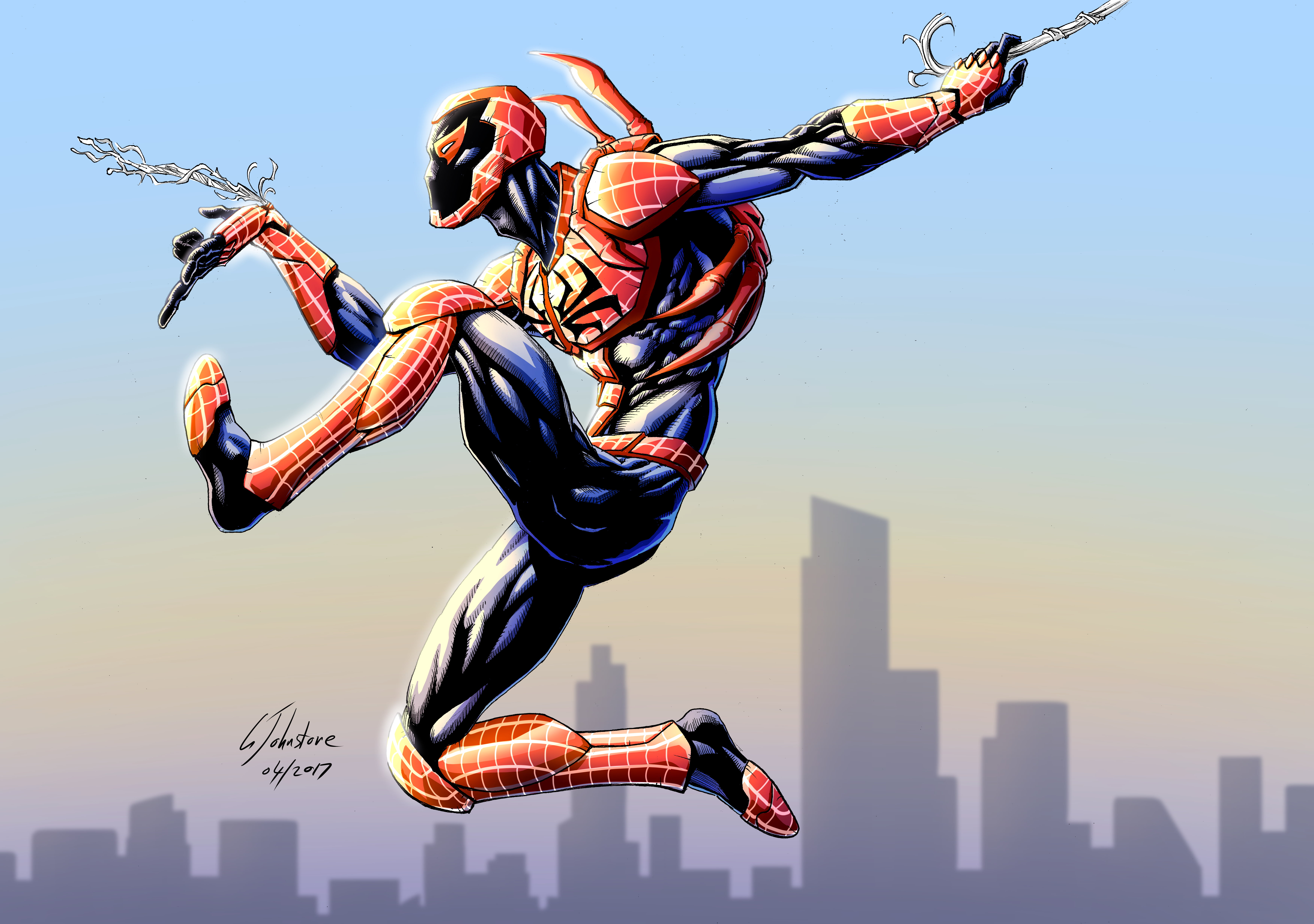 spiderman hd artist artwork deviantart digital art 2k 4k 5k