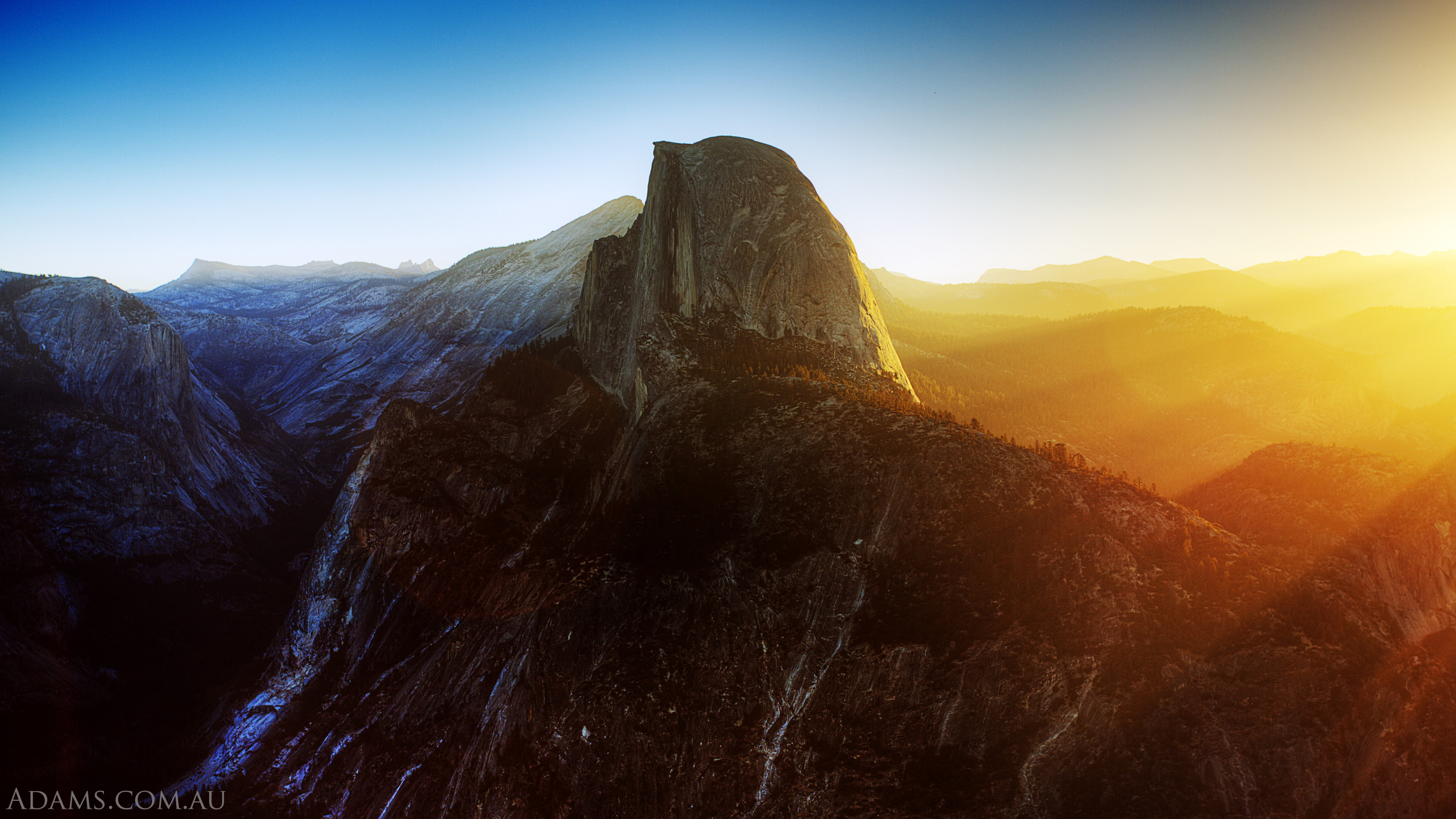 Yosemite wallpaper Half Dome California Sunrise 2k 4k 5k