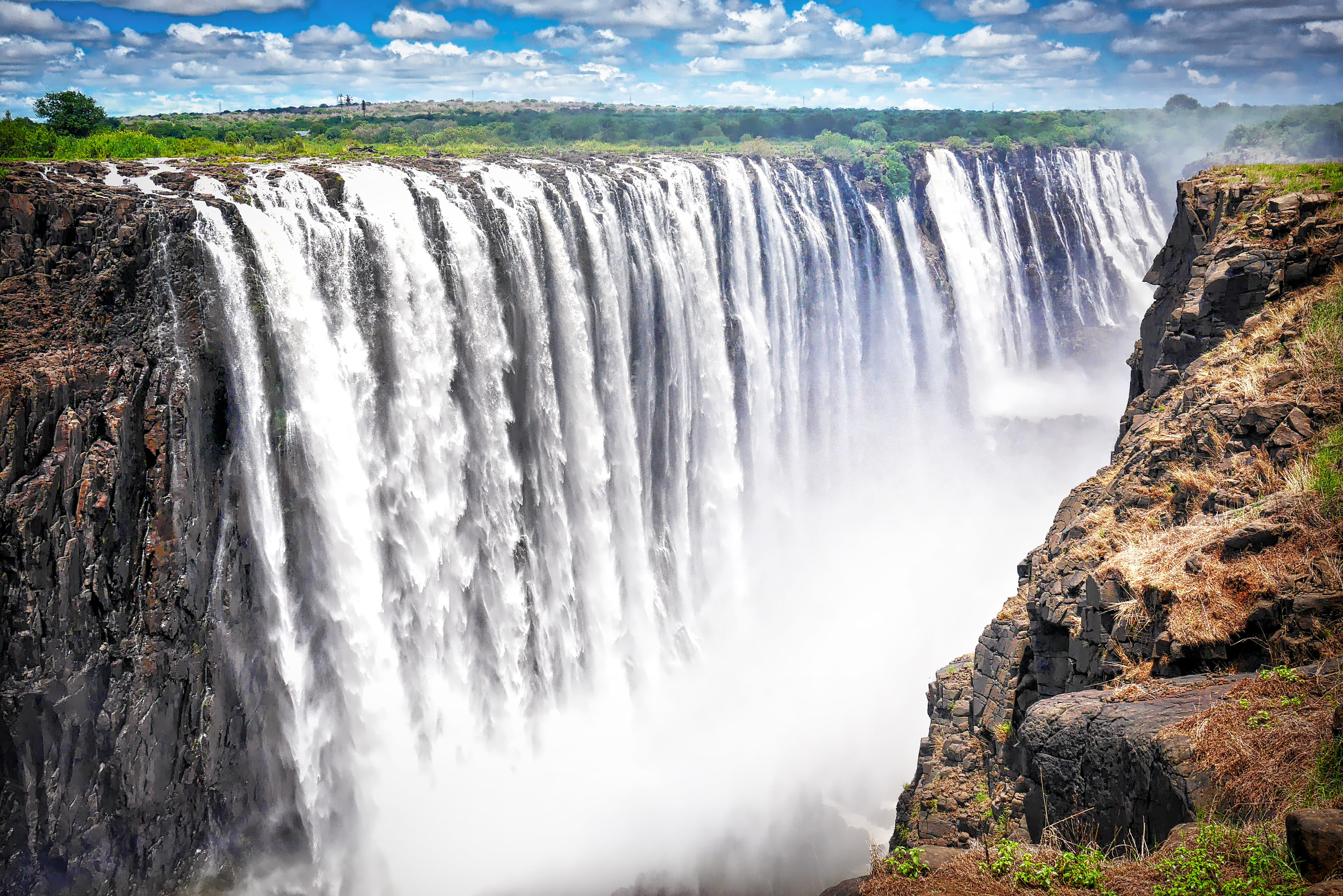 africa zimbabwe victoria case falls waterfall 2k 4k 5k