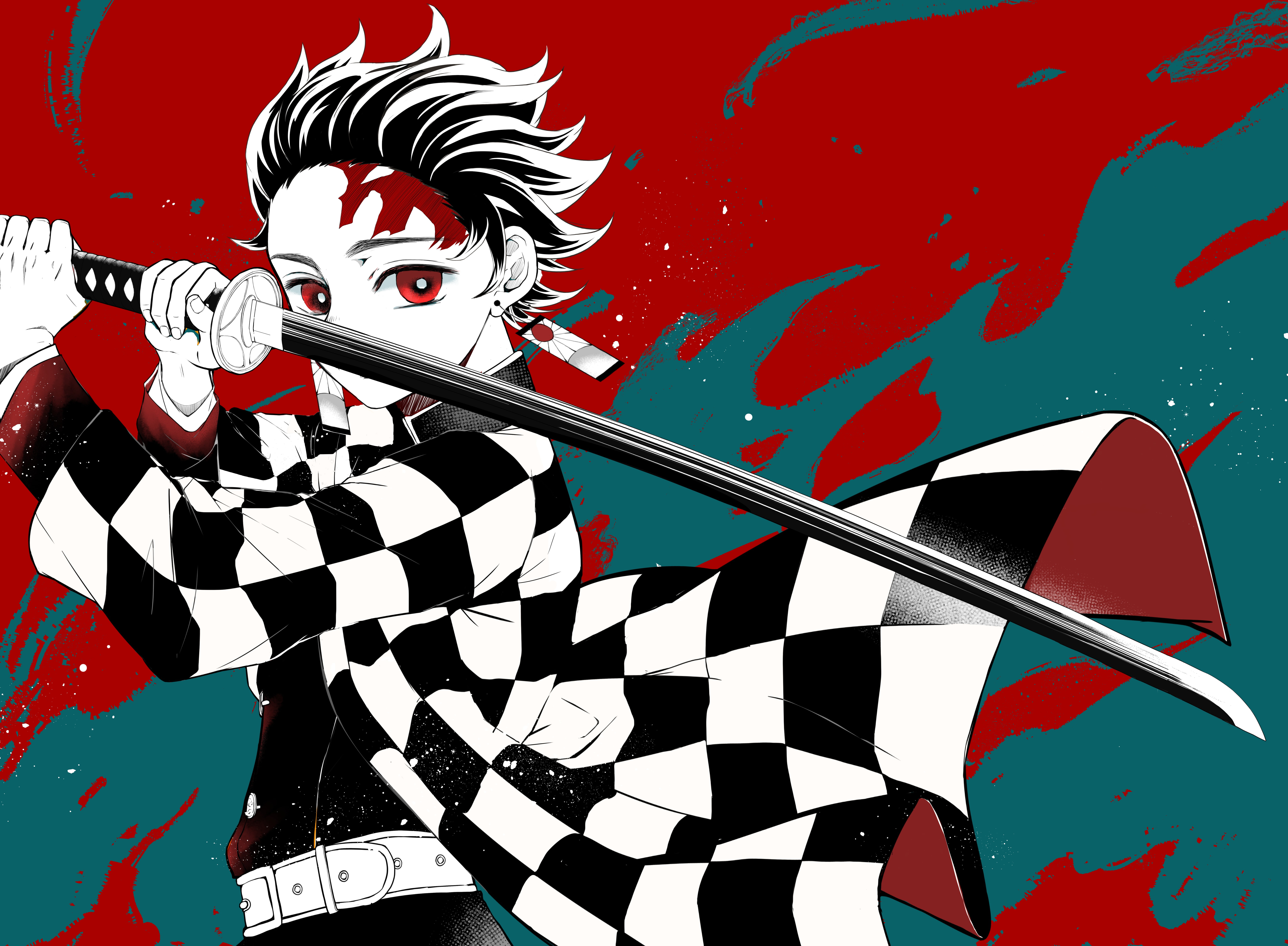 anime Kimetsu no Yaiba Kamado Tanjir 2k 4k 5k 8k