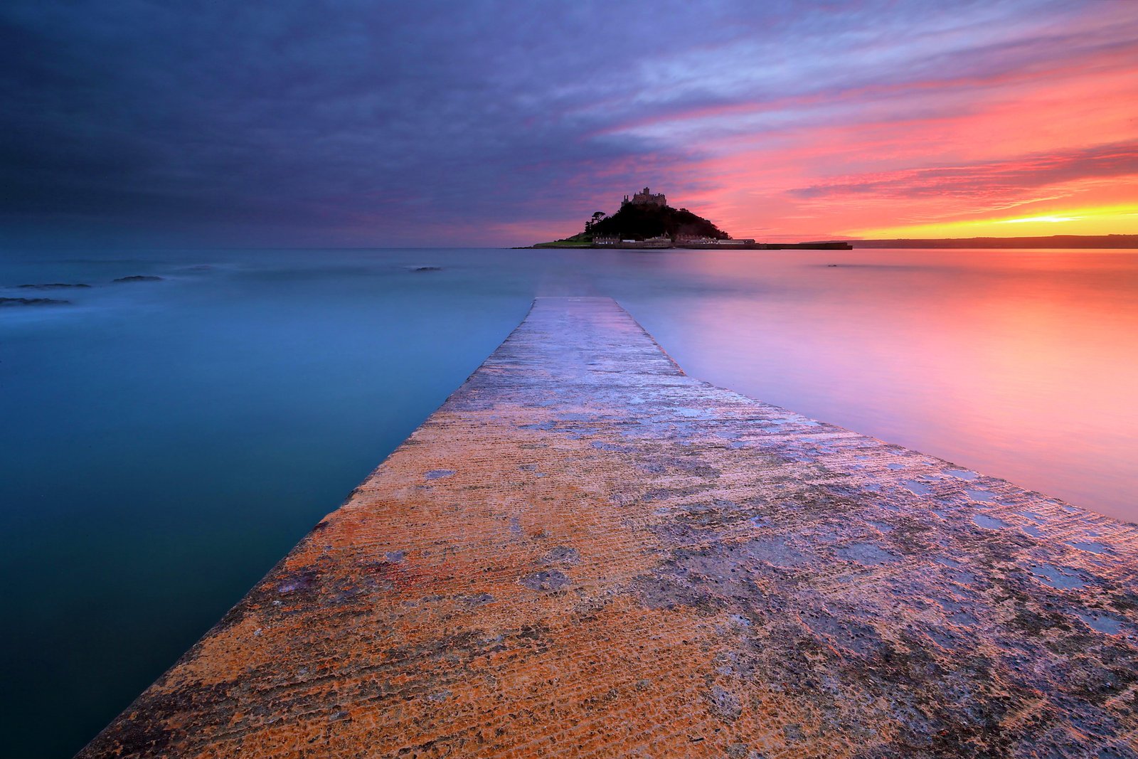Bolivia Salt lake penzance MOUNTS BAY CORNWALL sea coast 2k 4k 5k