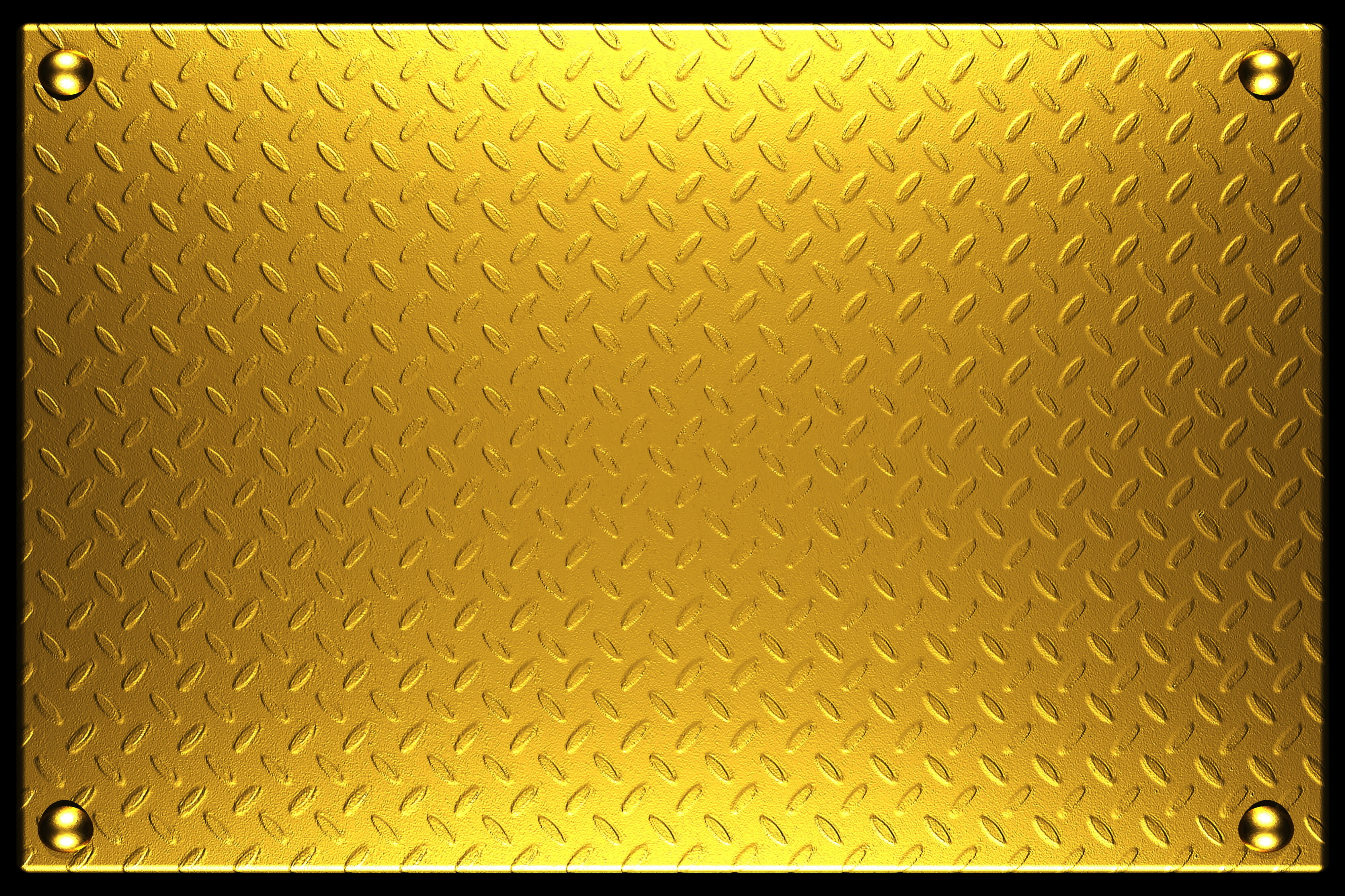 diamond plated gold frame metal texture background rivets 2k 4k