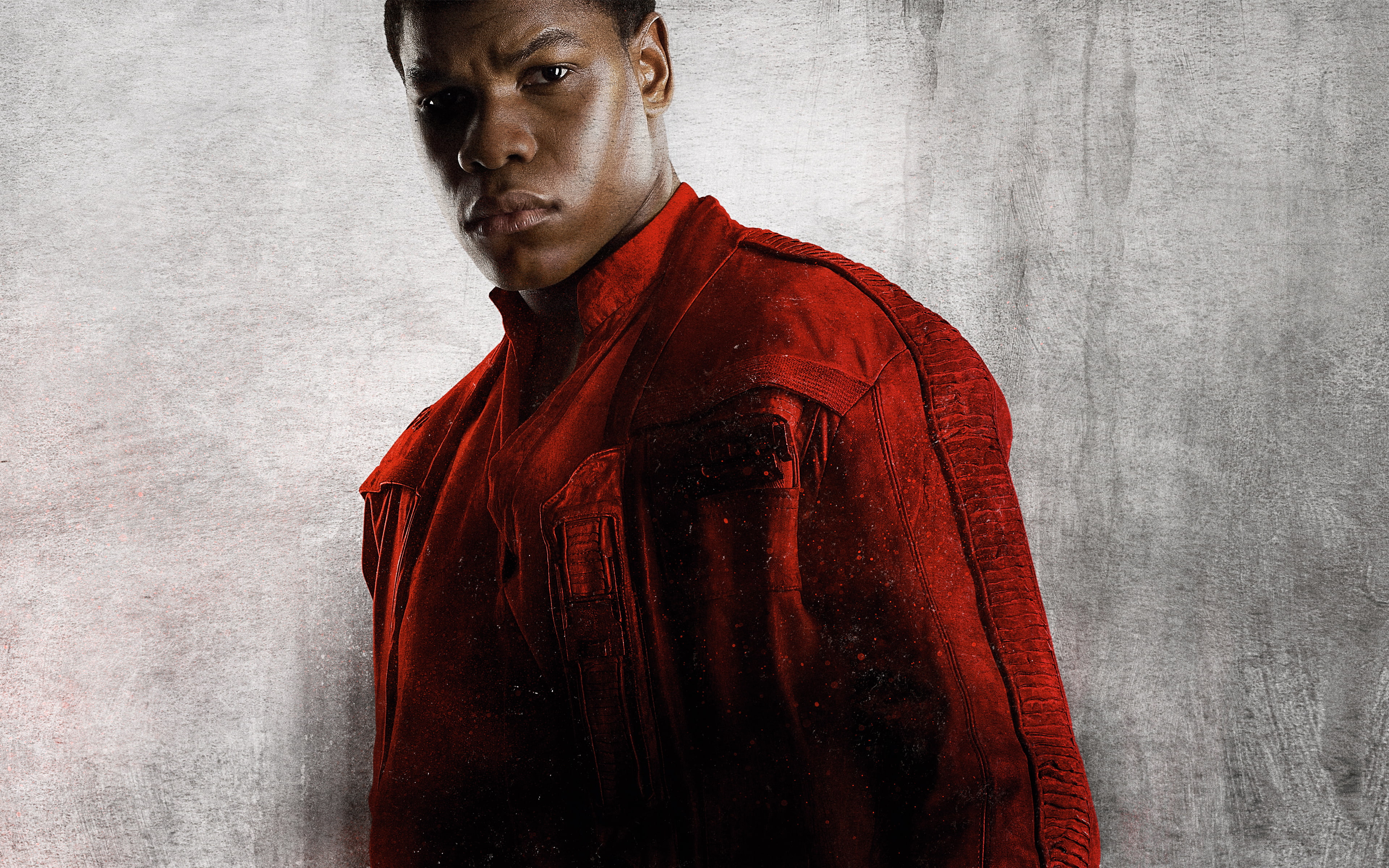Finn John Boyega Star Wars The Last Jedi portrait one person 2k 4k
