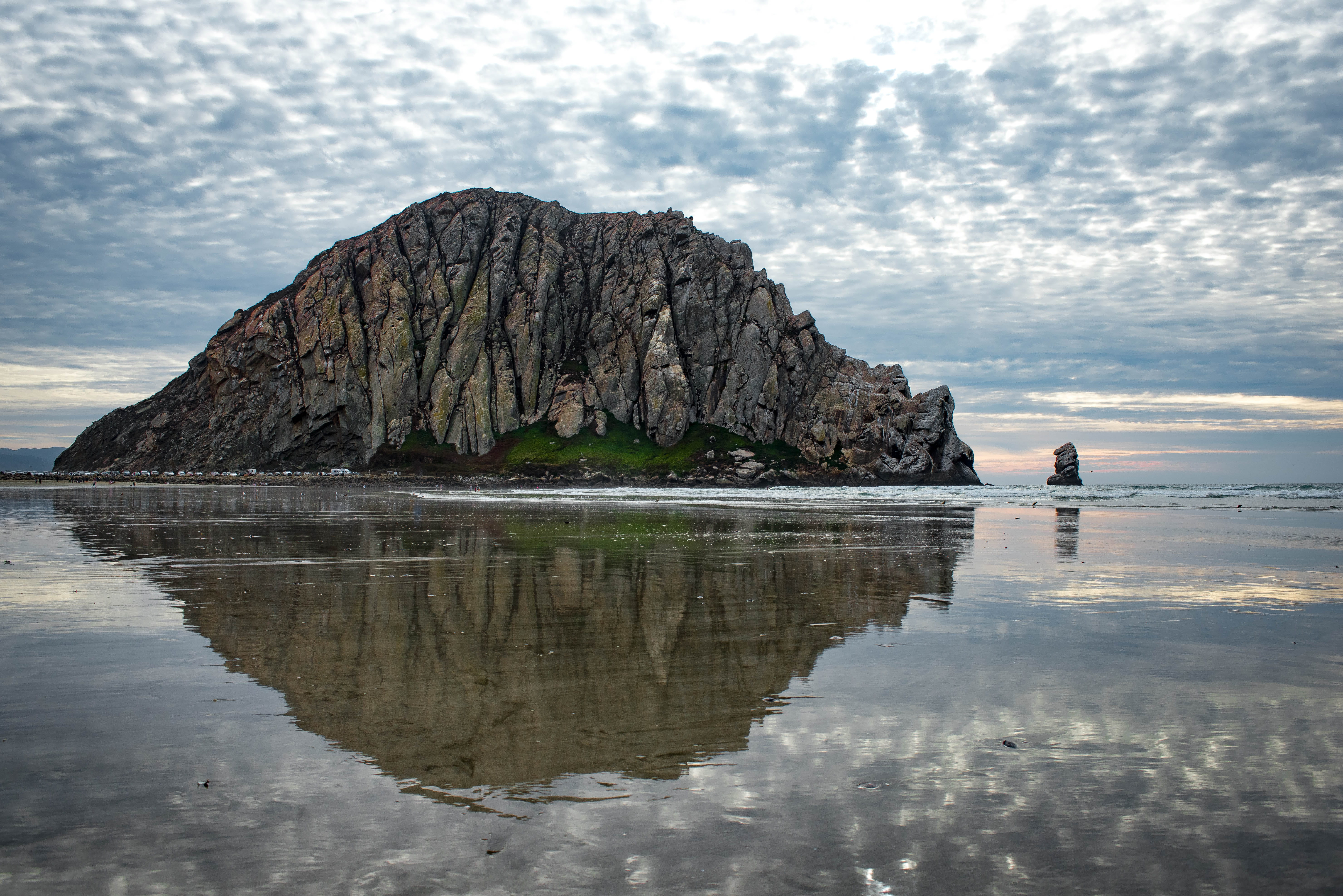 morro bay united states wallpaper beach water ocean sand 2k 4k 5k