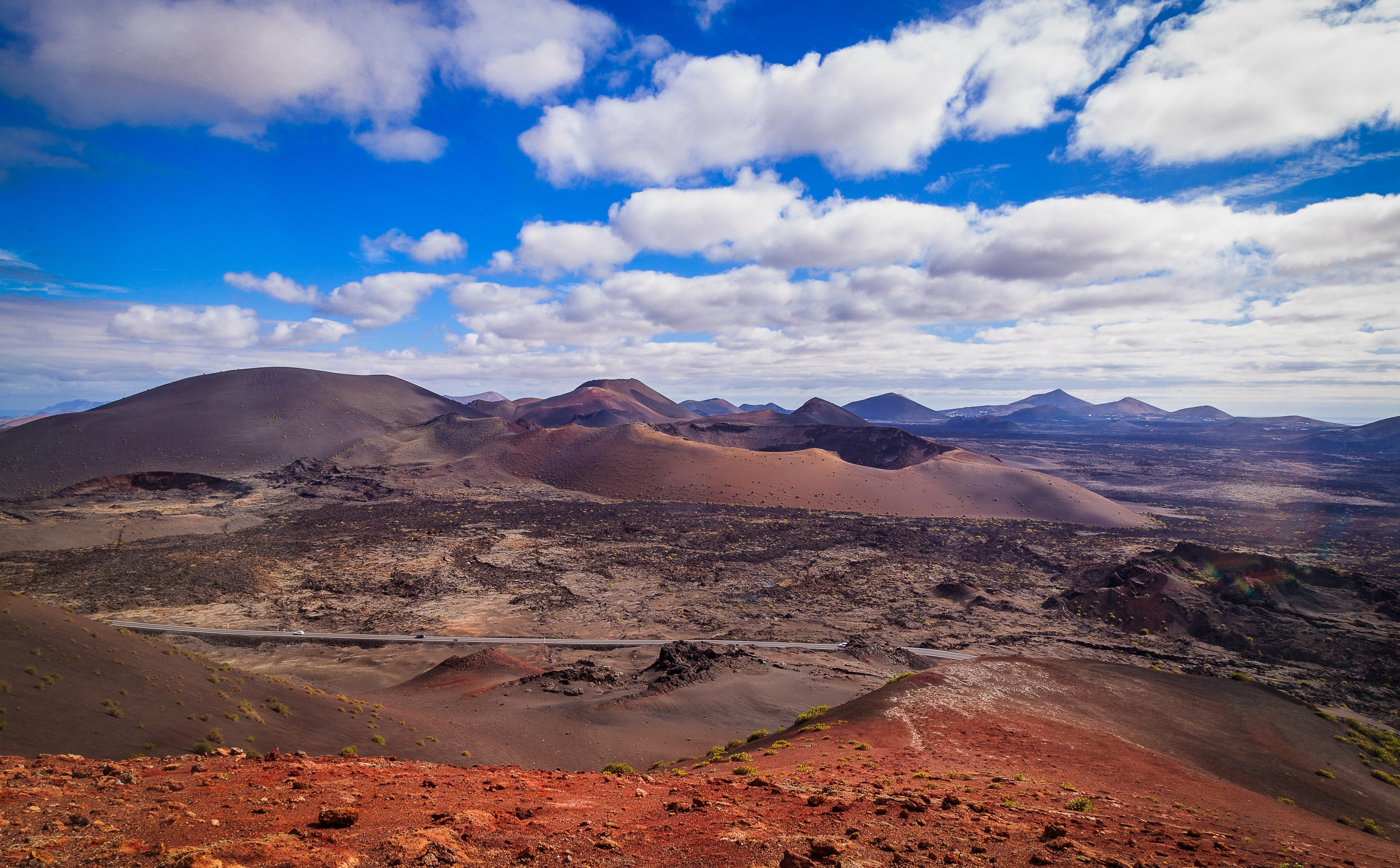 Timanfaya National Park Island of Lanzarote Europe Spain 2k 4k 5k