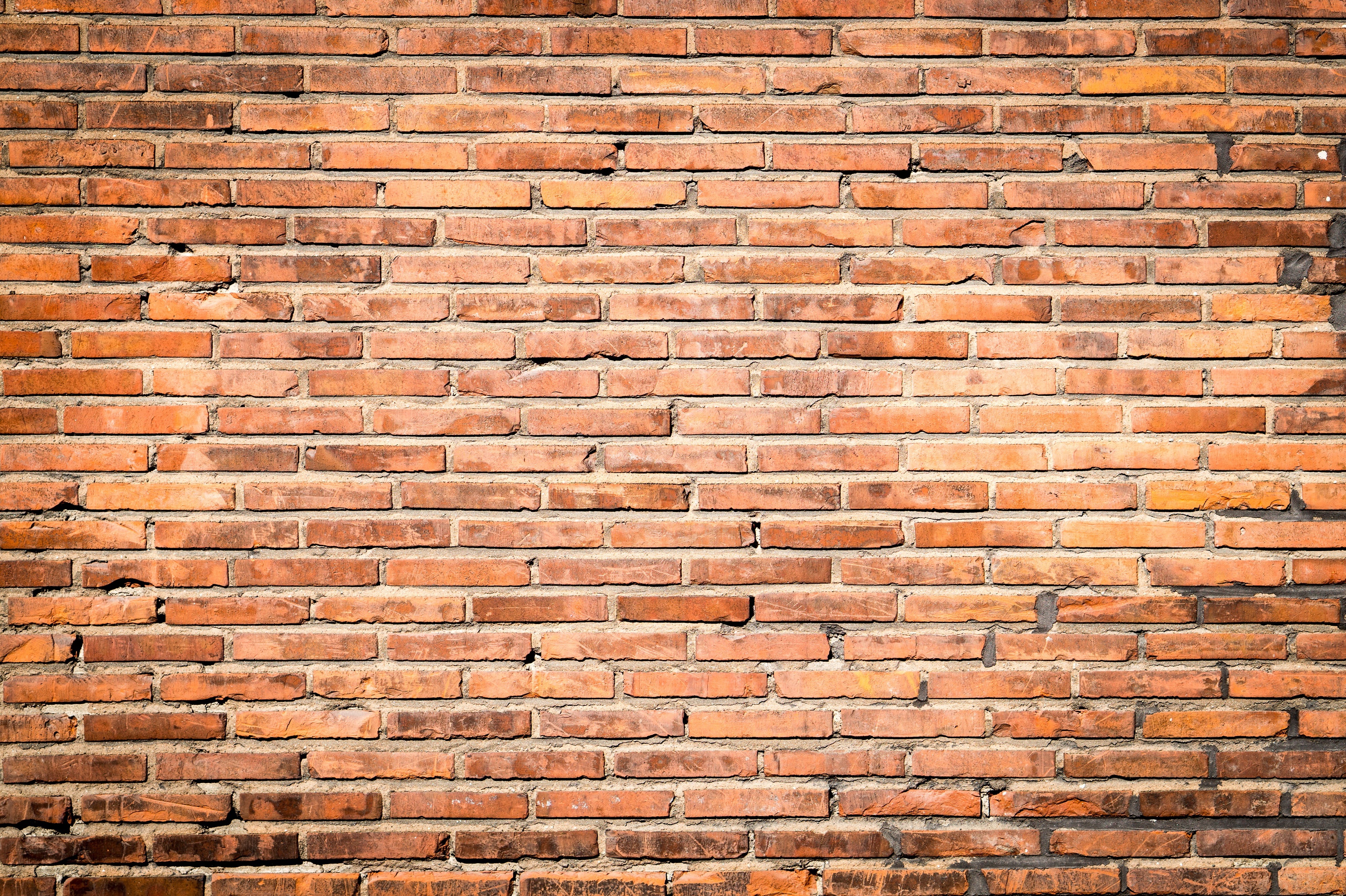 brown bricked wall brick background wallpaper abstract 2k 4k