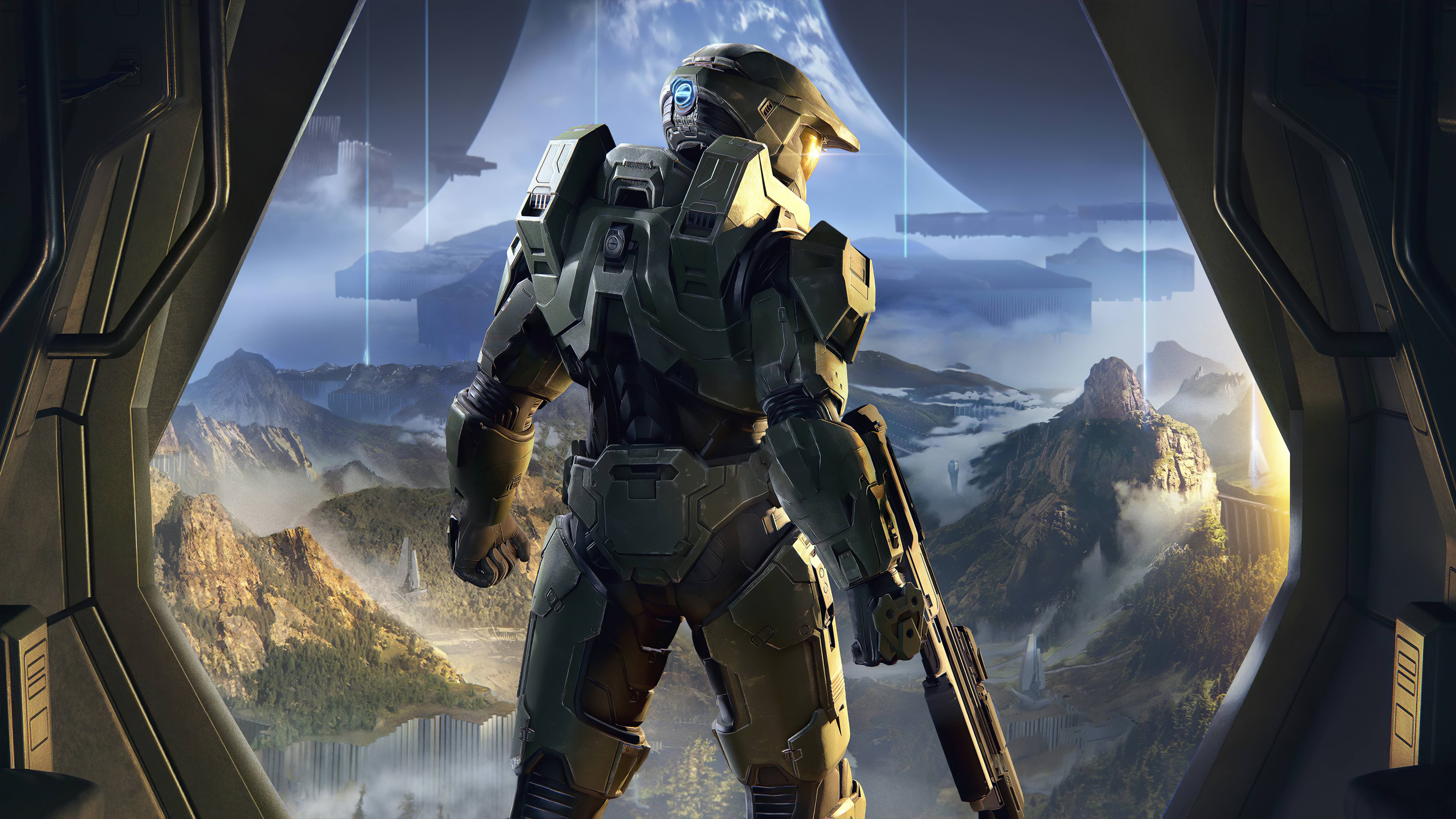 Halo Infinite e Xbox One Master Chief video game characters 2k 4k 5k 8k