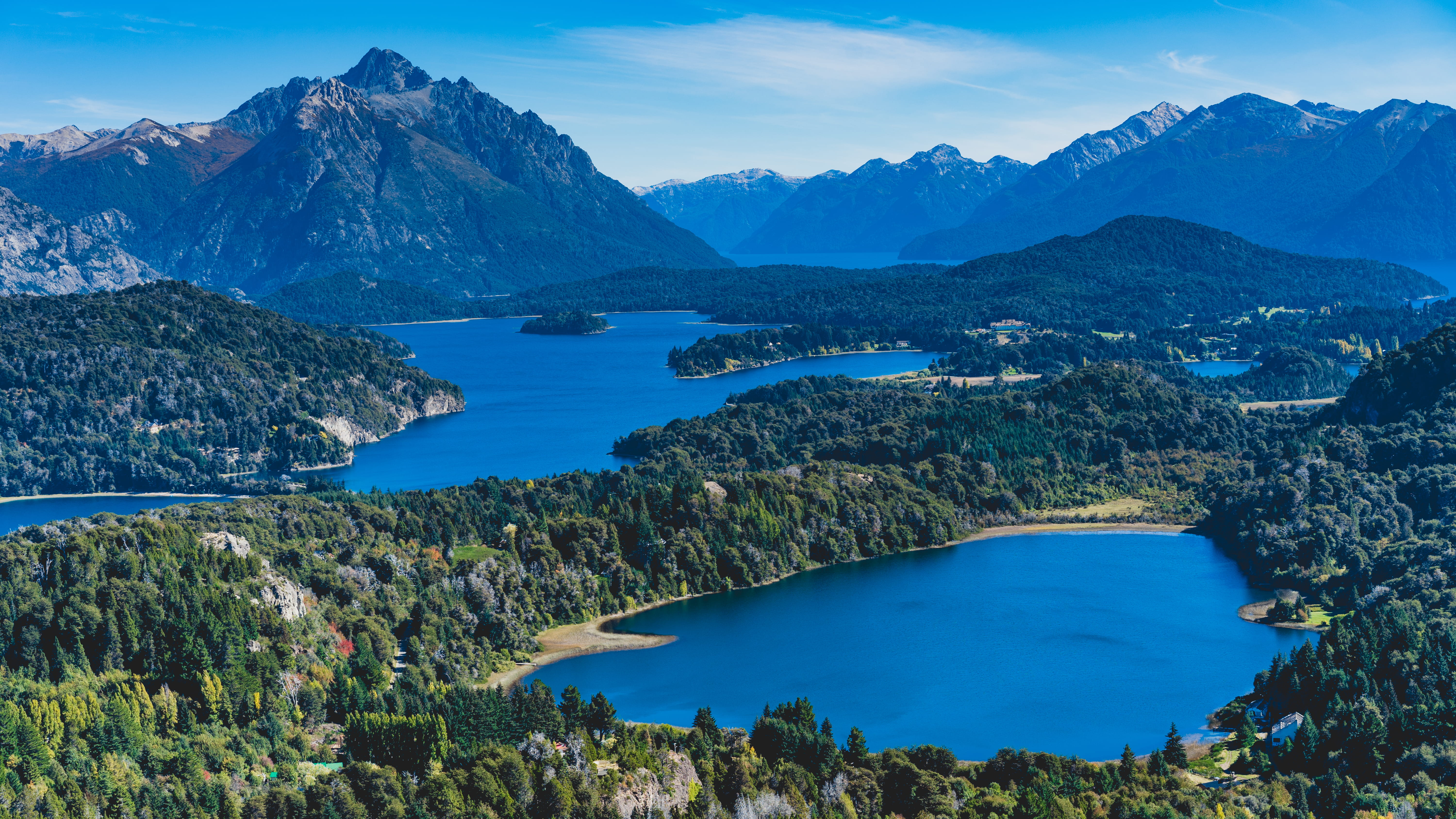 argentina san carlos de bariloche lake mountain patagonia 2k 4k 5k