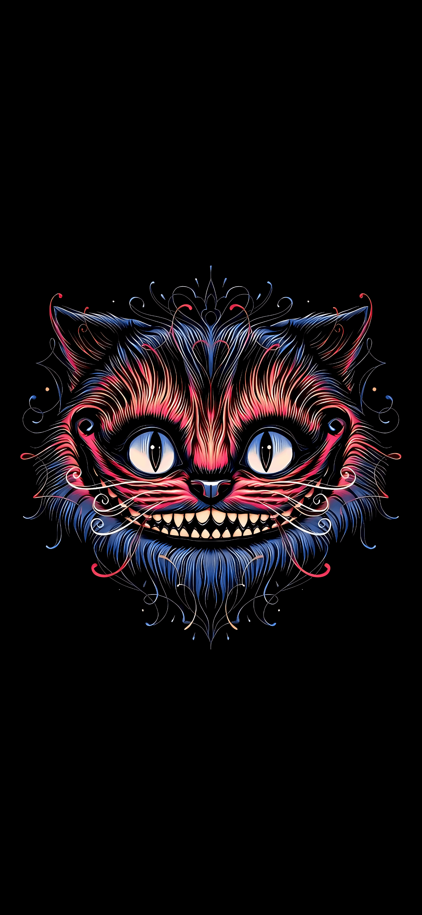 Cheshire Cat Smile amoled mobile