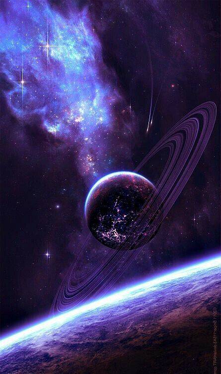 space saturn earth view planet