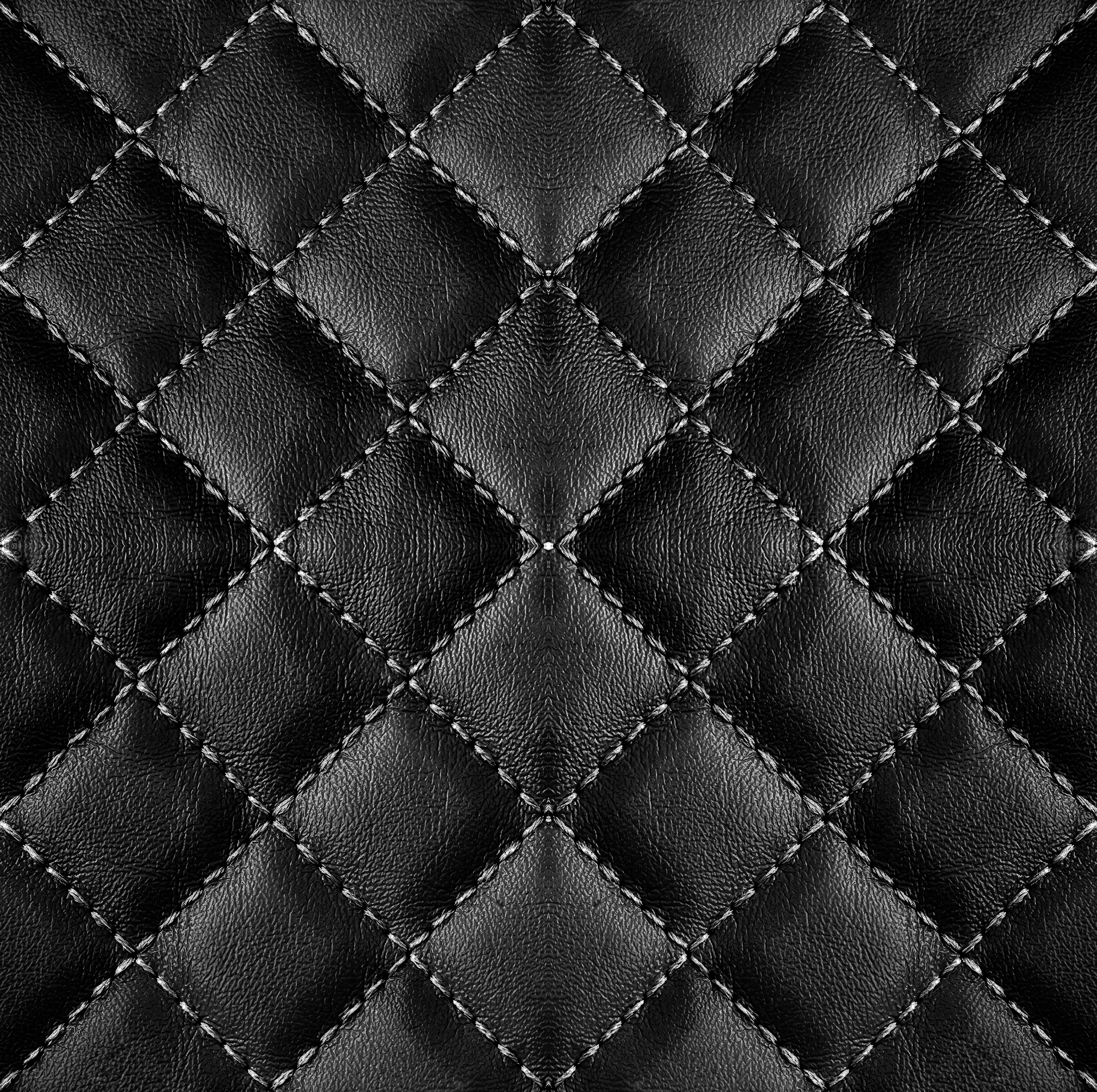 background texture leather thread black firmware quilted 2k 4k 5k