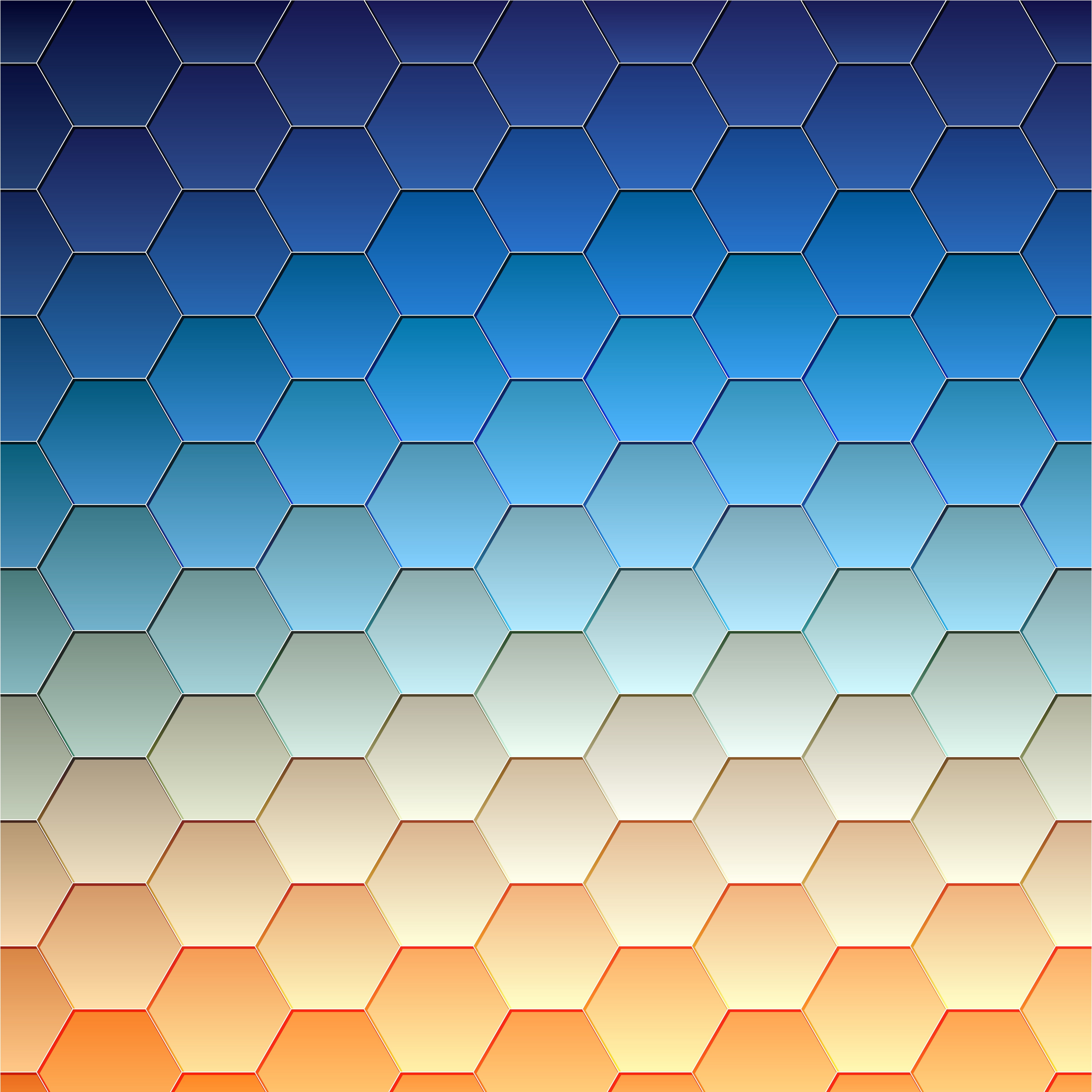 blue and yellow honeycomb pattern vector abstract design background 2k 4k 5k