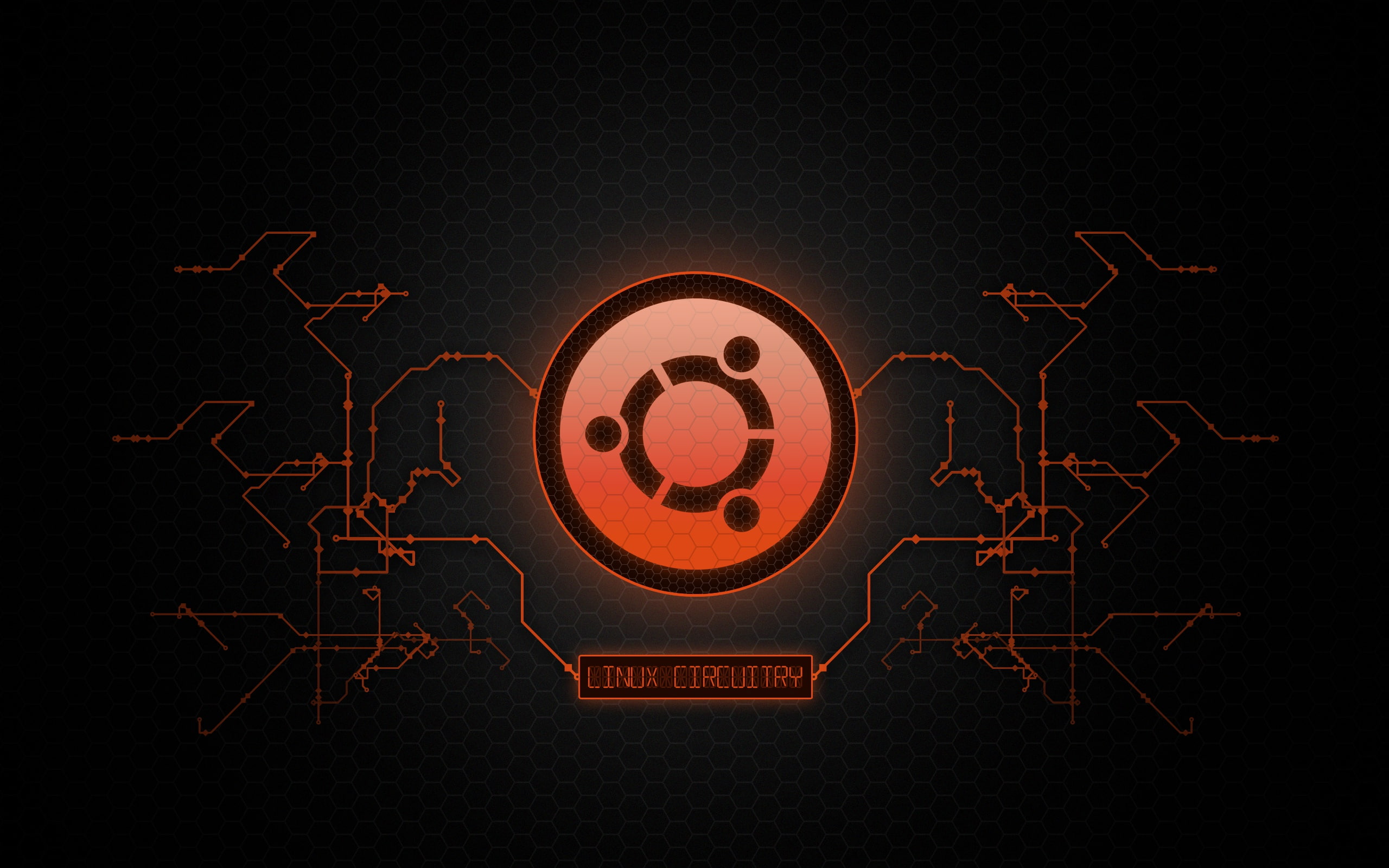 chip scheme logo Metal Linux style Ubuntu UbuntuCircuitry 2k