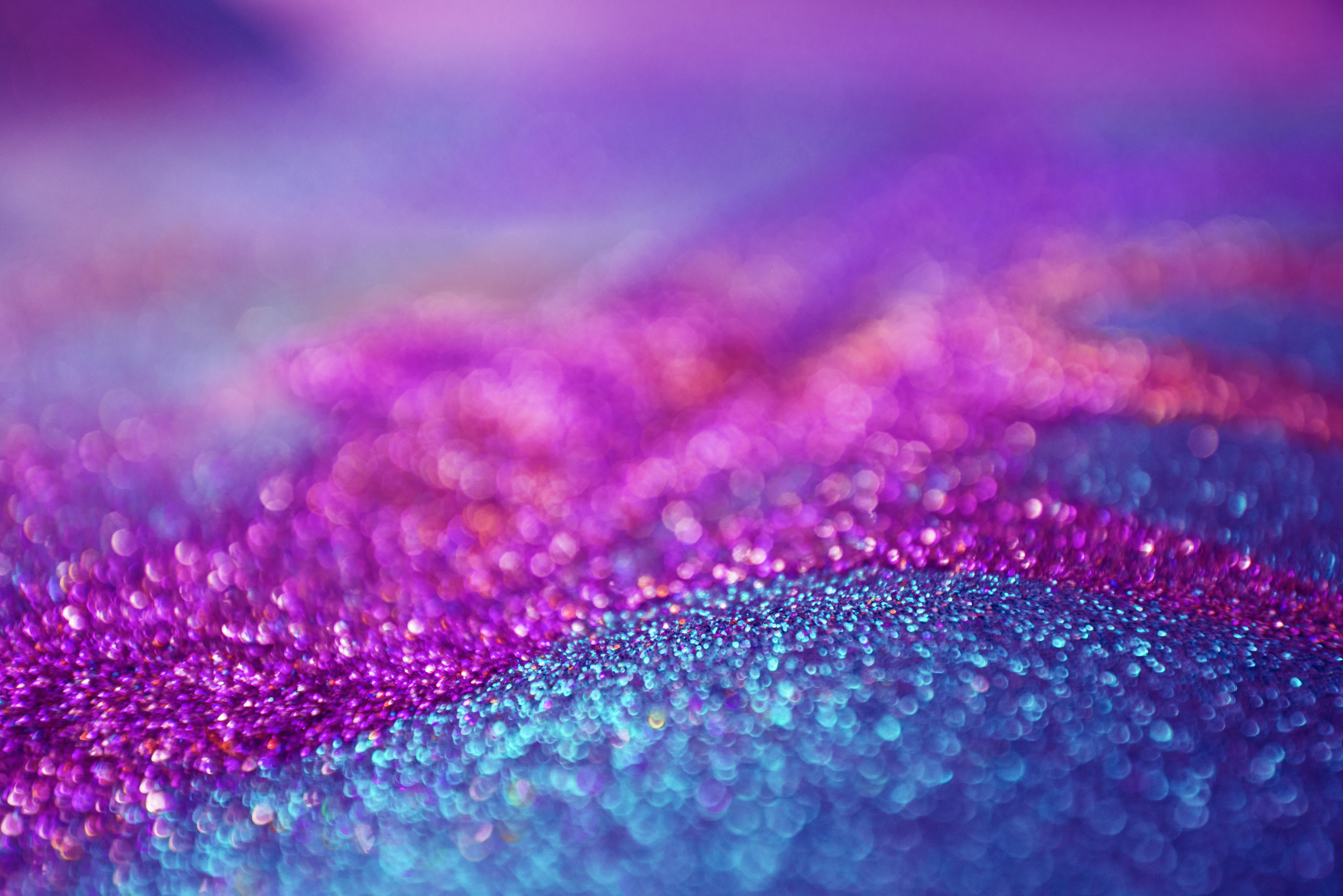 Glitter Girly Macro Bokeh Colorful Pink Purple 2k 4k 5k