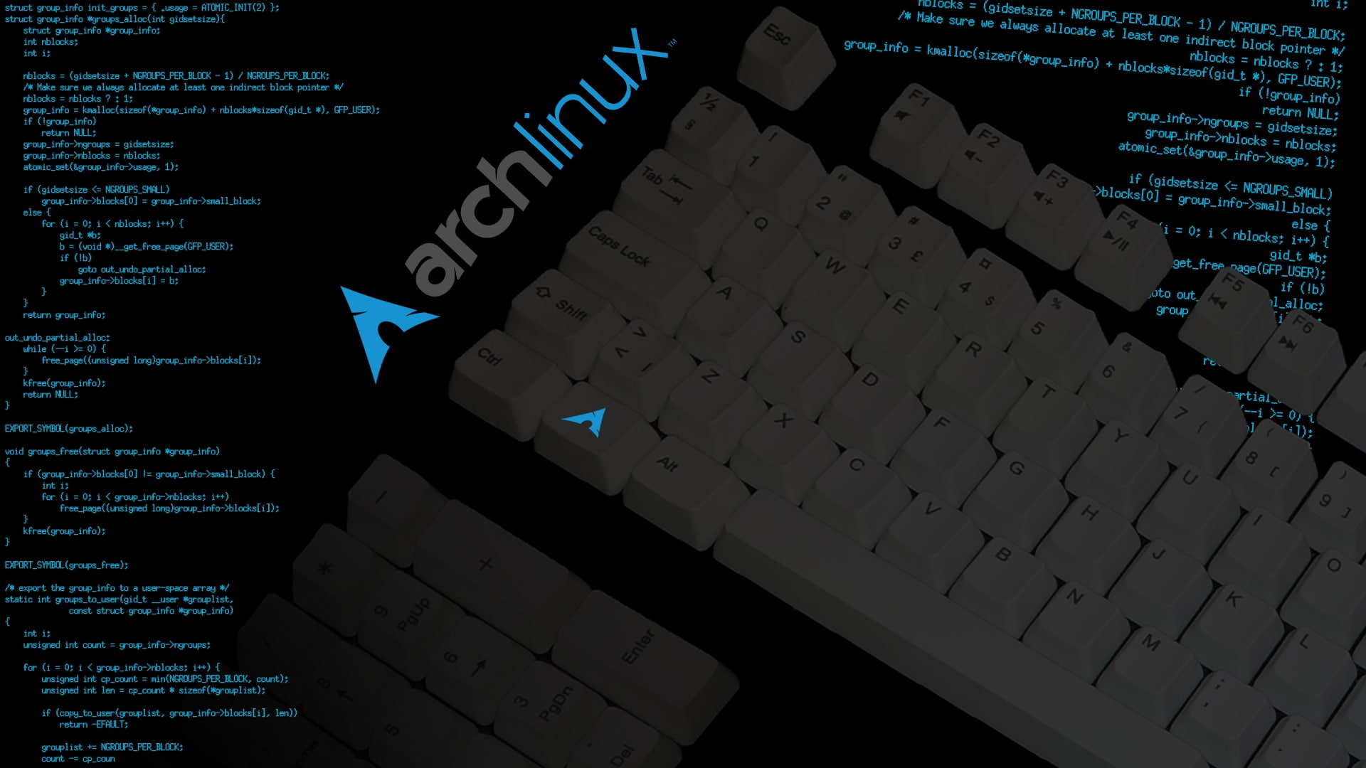 linux keyboards arch Technology Linux HD Art 2k