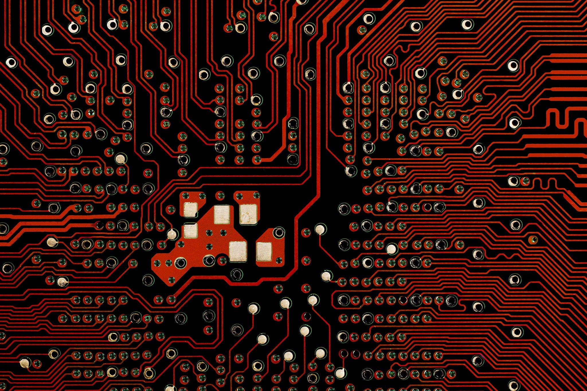 macro background computer circuit board 2k