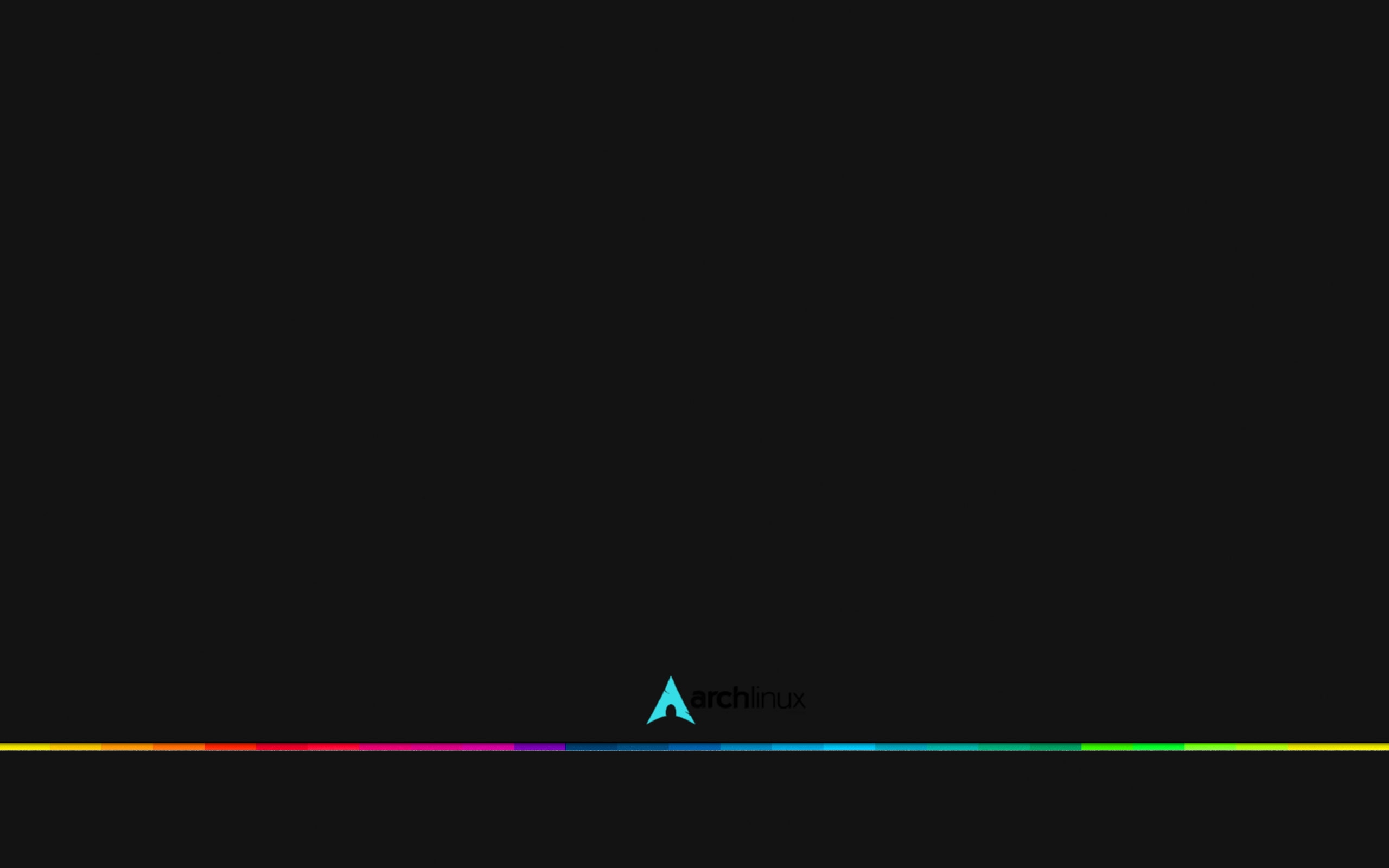 minimalistic linux rainbows arch Technology Linux HD Art 2k