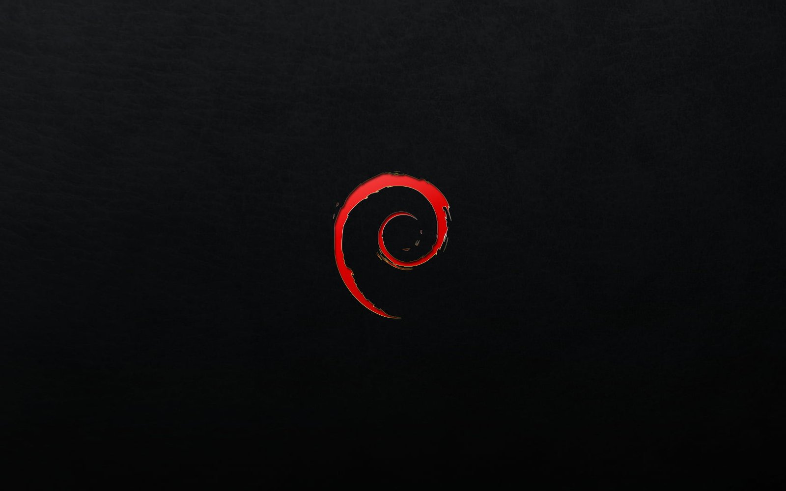 red logo illustration untitled Linux Debian minimalism black 2k