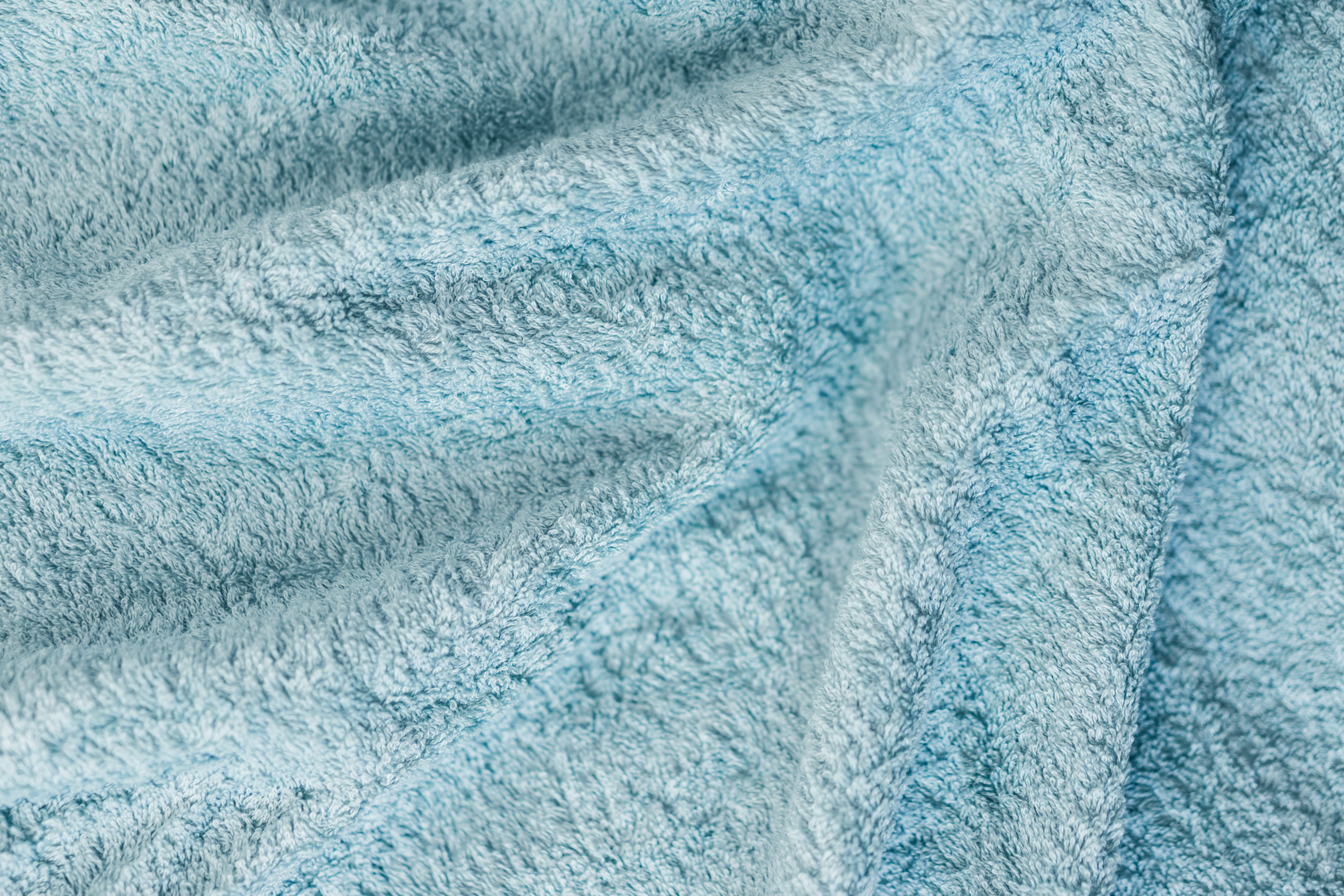Soft Cotton Blue Towel Close Up Background minimalism minimalistic 2k 4k 5k