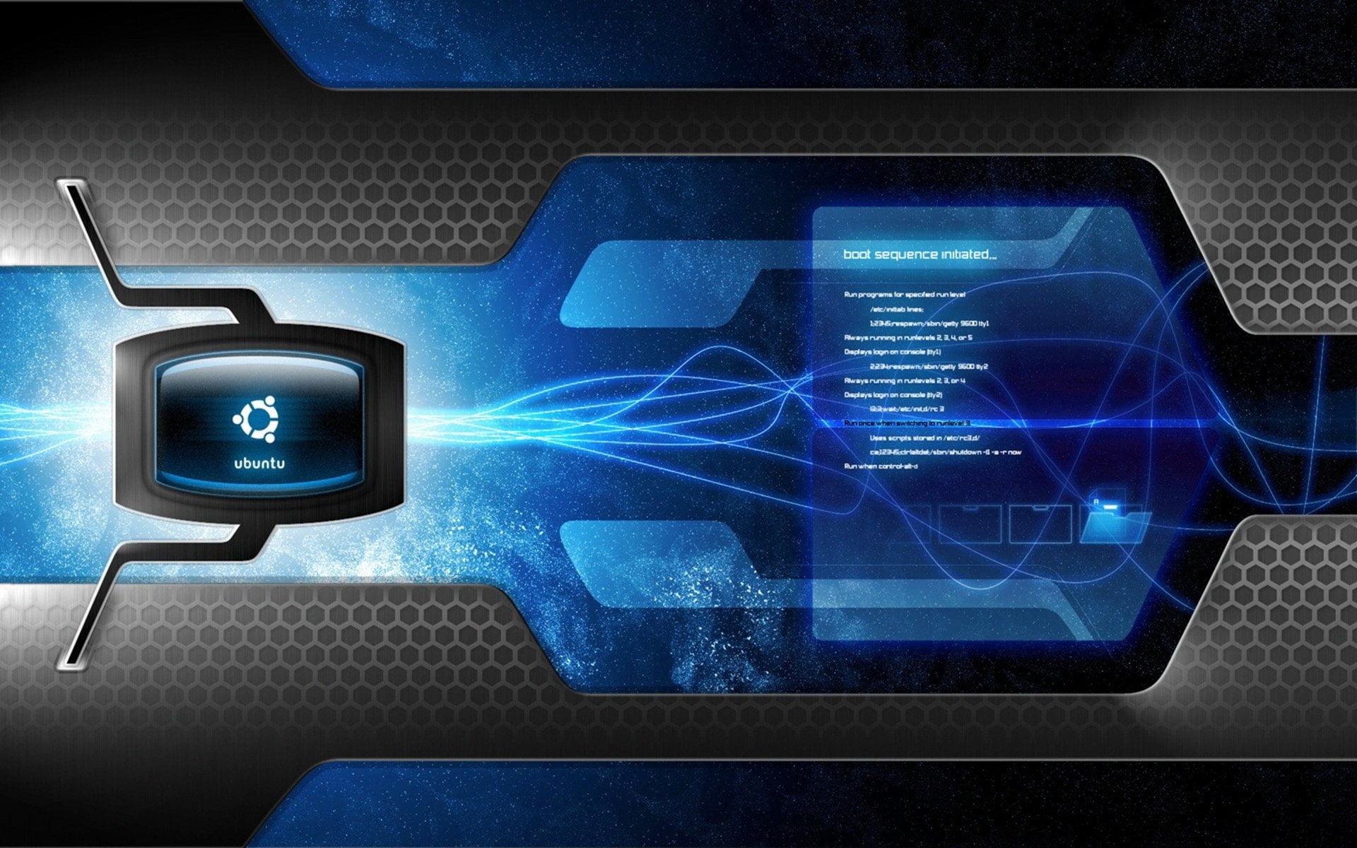 Ubuntu logo Technology Linux Operating System blue communication 2k