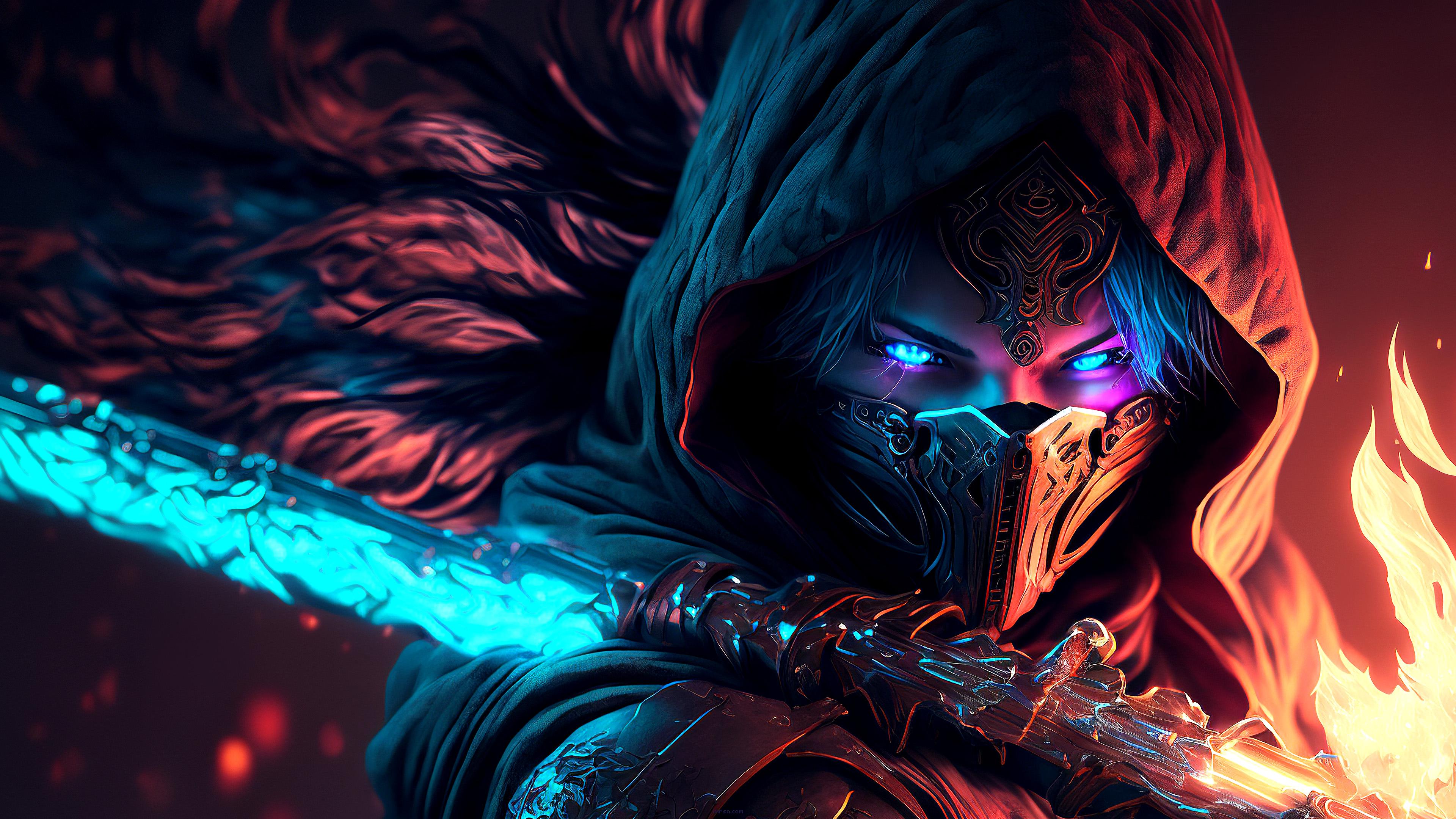 Cyberpunk Samurai game videogame 2k 4k