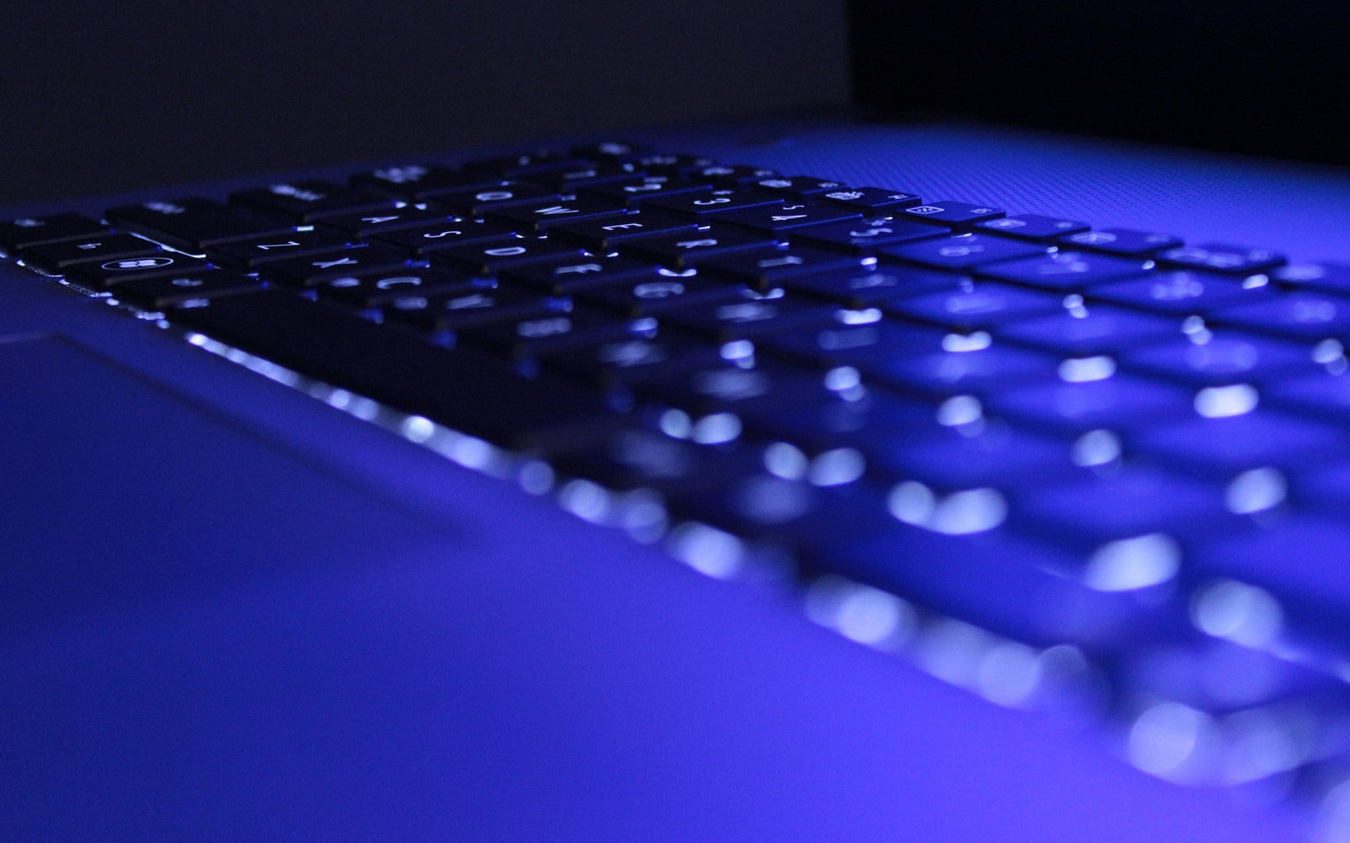 black laptop keyboard keyboards depth of field bokeh technology 2k